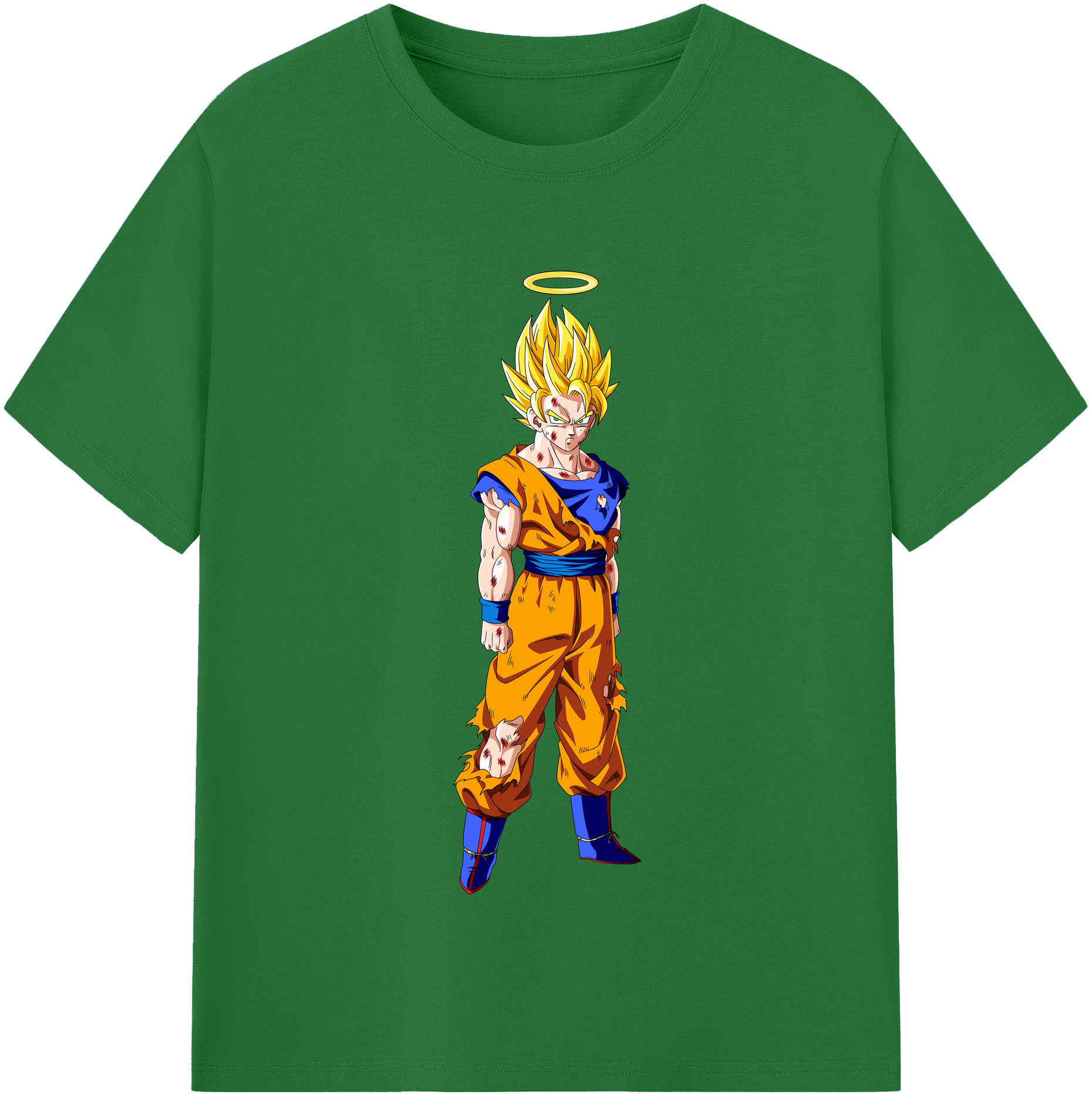 （画像用） ドラゴンボール 孫悟空（そん ごくう）Son Goku カカロット DRAGON BALL Kakarotto 綿100％半袖Tシャツ（フロントプリント）