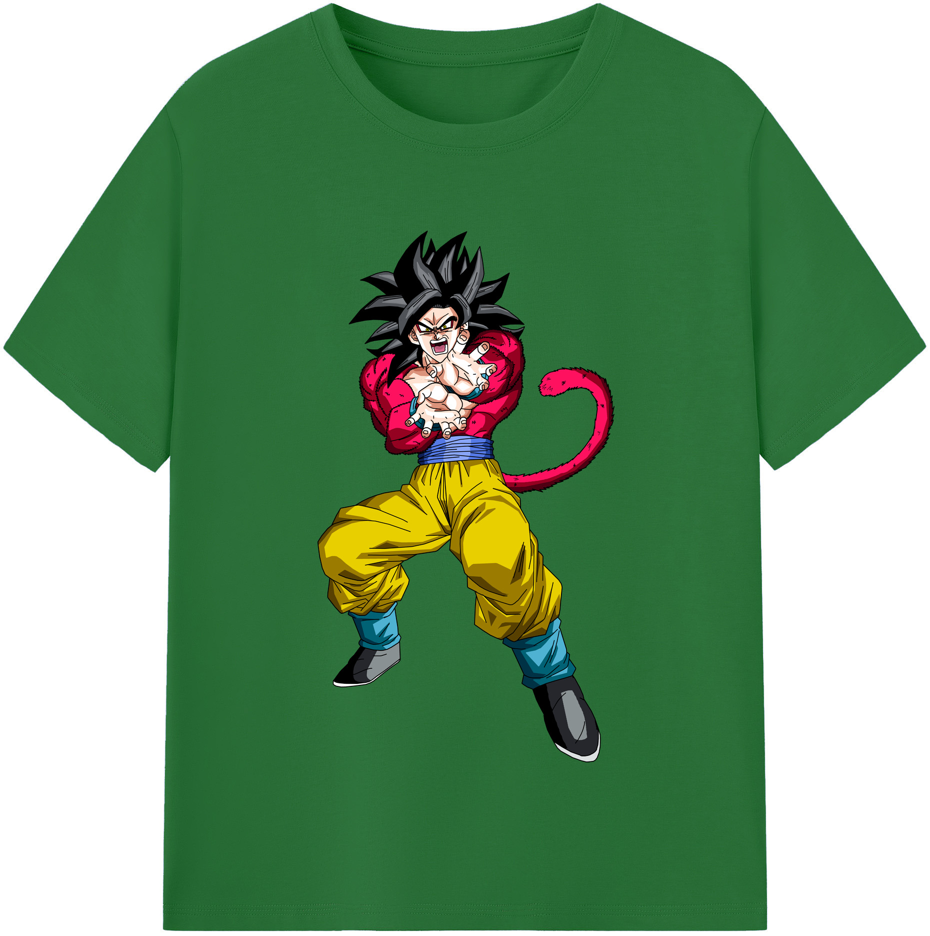 （画像用） ドラゴンボール 孫悟空（そん ごくう）Son Goku カカロット DRAGON BALL Kakarotto 綿100％半袖Tシャツ（フロントプリント）