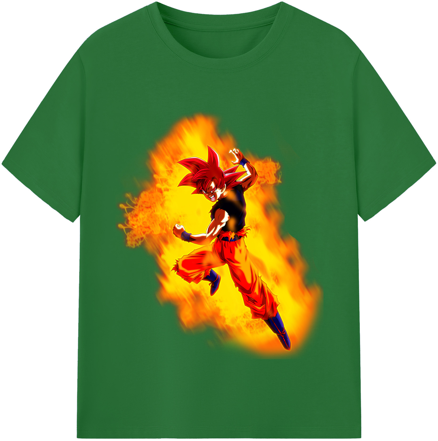 （画像用） ドラゴンボール 孫悟空（そん ごくう）Son Goku カカロット DRAGON BALL Kakarotto 綿100％半袖Tシャツ（フロントプリント）