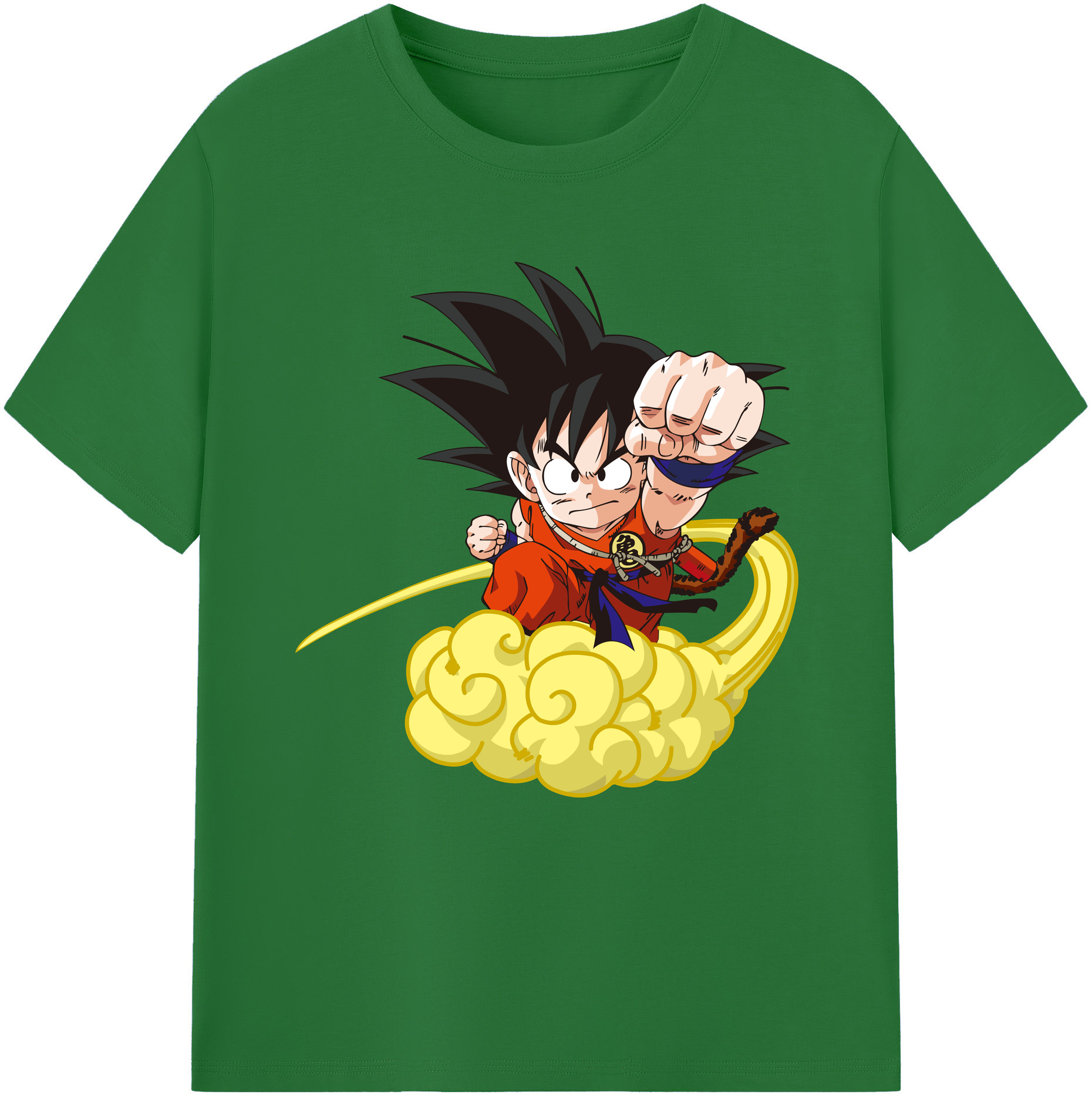 （画像用） ドラゴンボール 孫悟空（そん ごくう）Son Goku カカロット DRAGON BALL Kakarotto 綿100％半袖Tシャツ（フロントプリント）