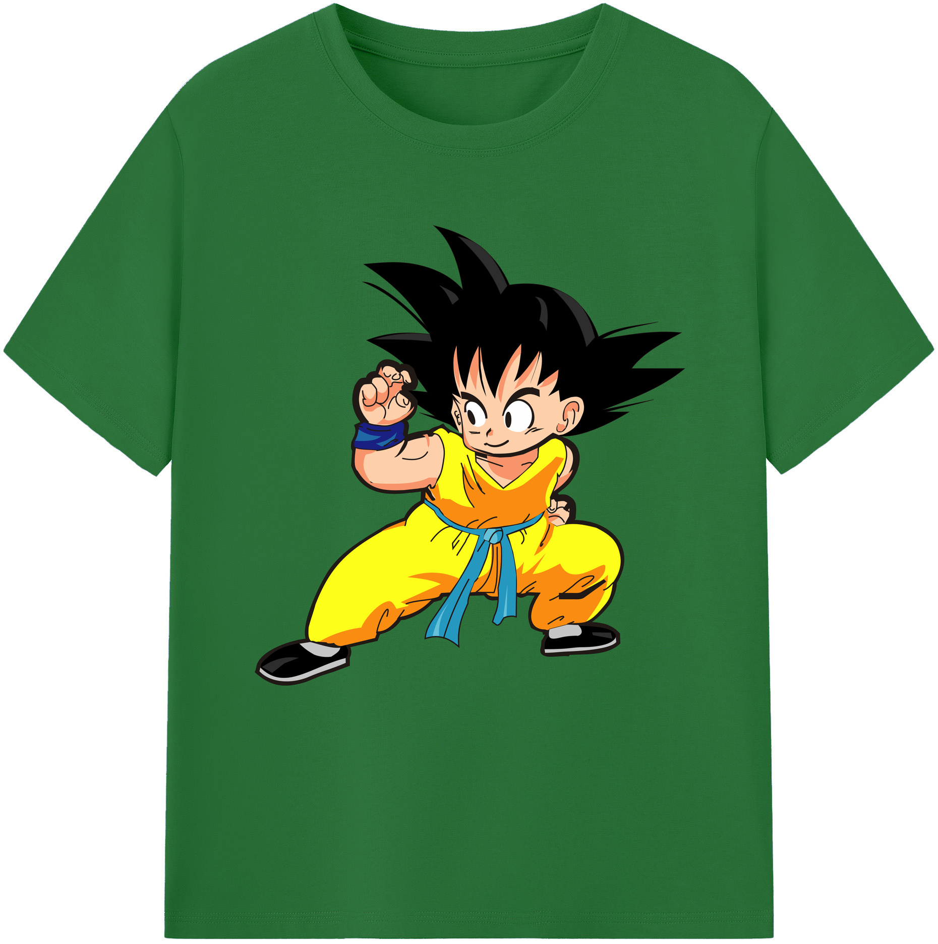 （画像用） ドラゴンボール 孫悟空（そん ごくう）Son Goku カカロット DRAGON BALL Kakarotto 綿100％半袖Tシャツ（フロントプリント）