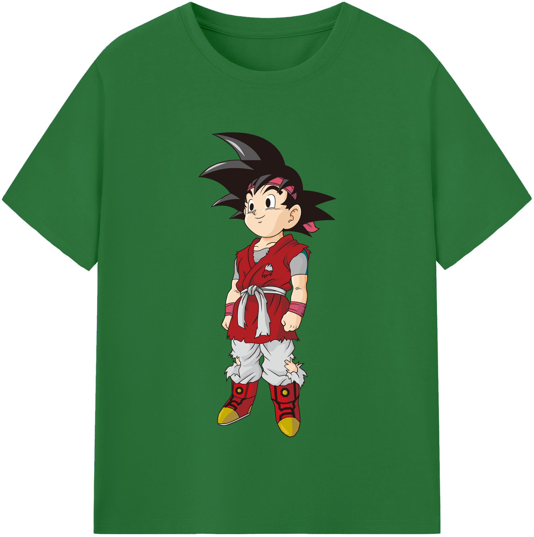 （画像用） ドラゴンボール 孫悟空（そん ごくう）Son Goku カカロット DRAGON BALL Kakarotto 綿100％半袖Tシャツ（フロントプリント）