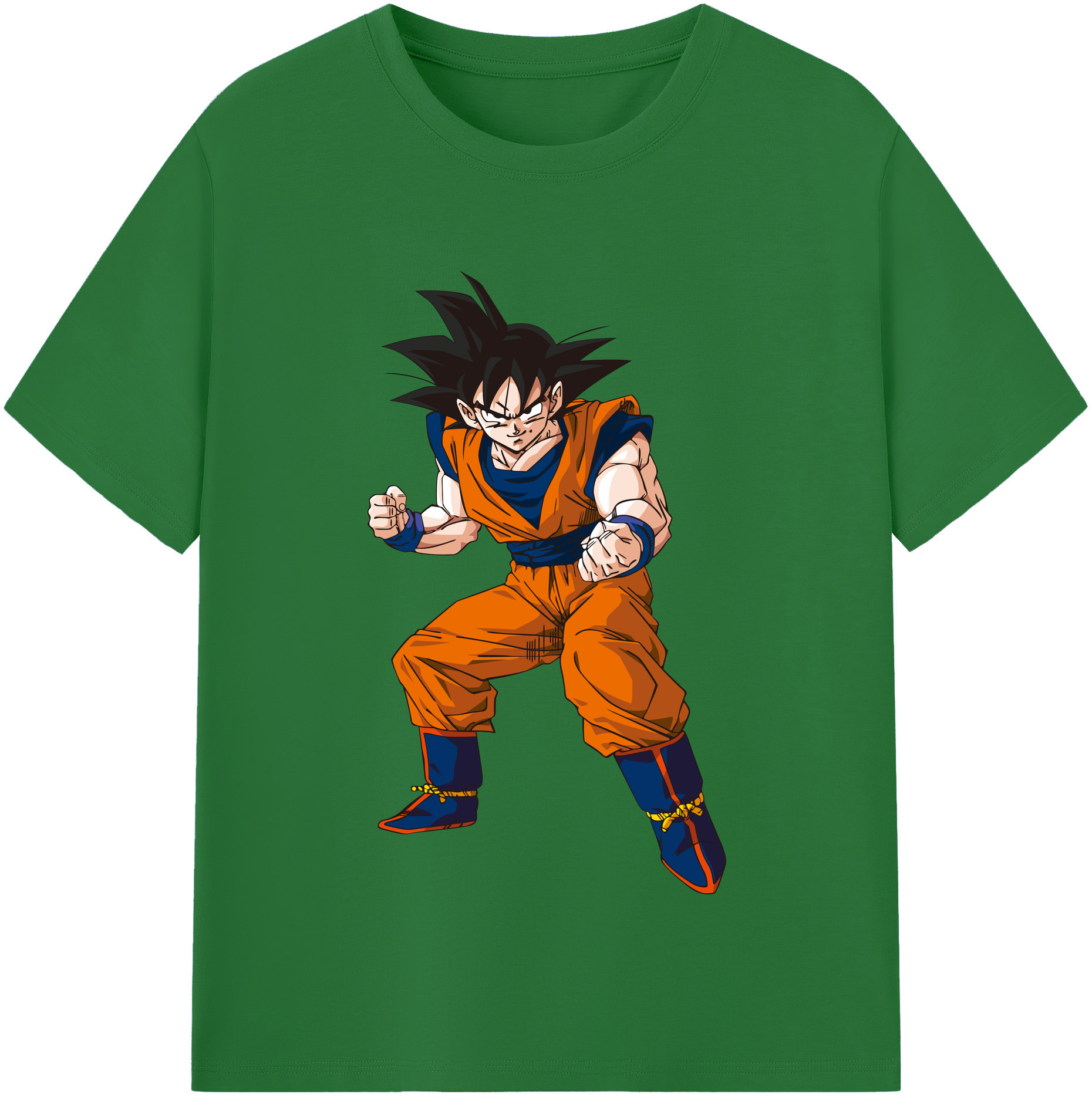 （画像用） ドラゴンボール 孫悟空（そん ごくう）Son Goku カカロット DRAGON BALL Kakarotto 綿100％半袖Tシャツ（フロントプリント）
