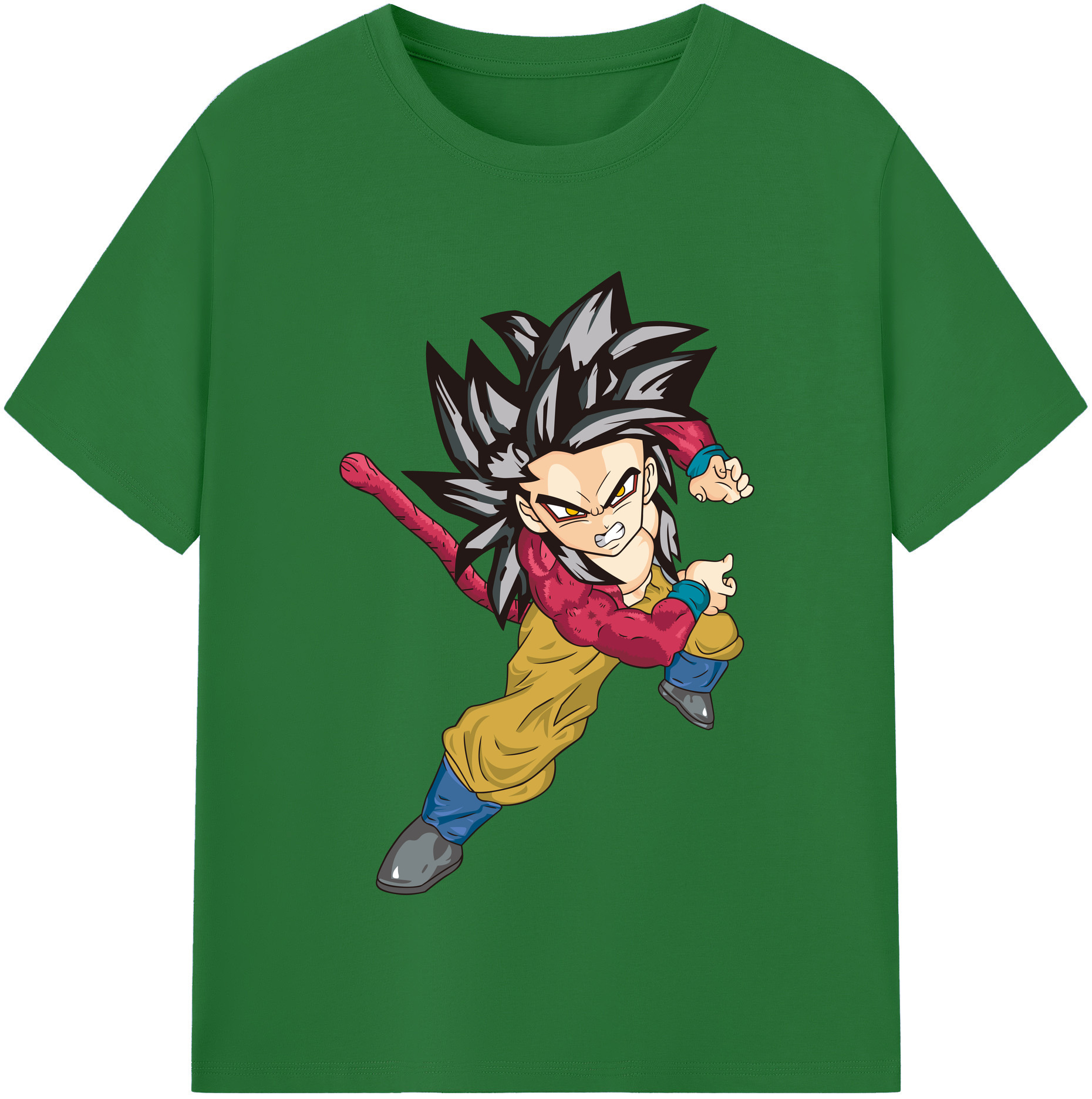 （画像用） ドラゴンボール 孫悟空（そん ごくう）Son Goku カカロット DRAGON BALL Kakarotto 綿100％半袖Tシャツ（フロントプリント）