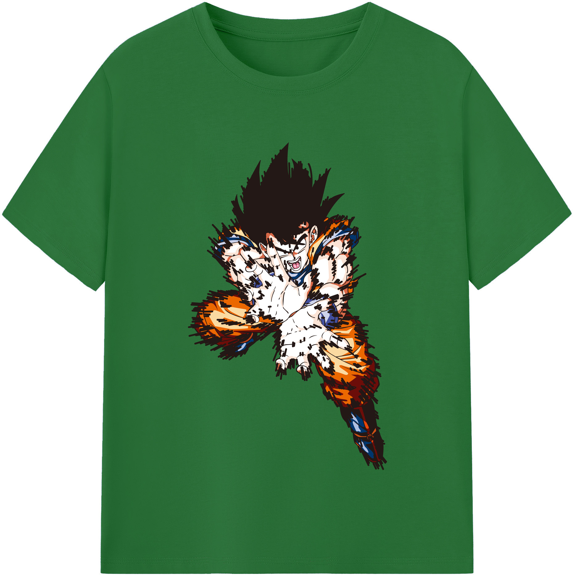 （画像用） ドラゴンボール 孫悟空（そん ごくう）Son Goku カカロット DRAGON BALL Kakarotto 綿100％半袖Tシャツ（フロントプリント）