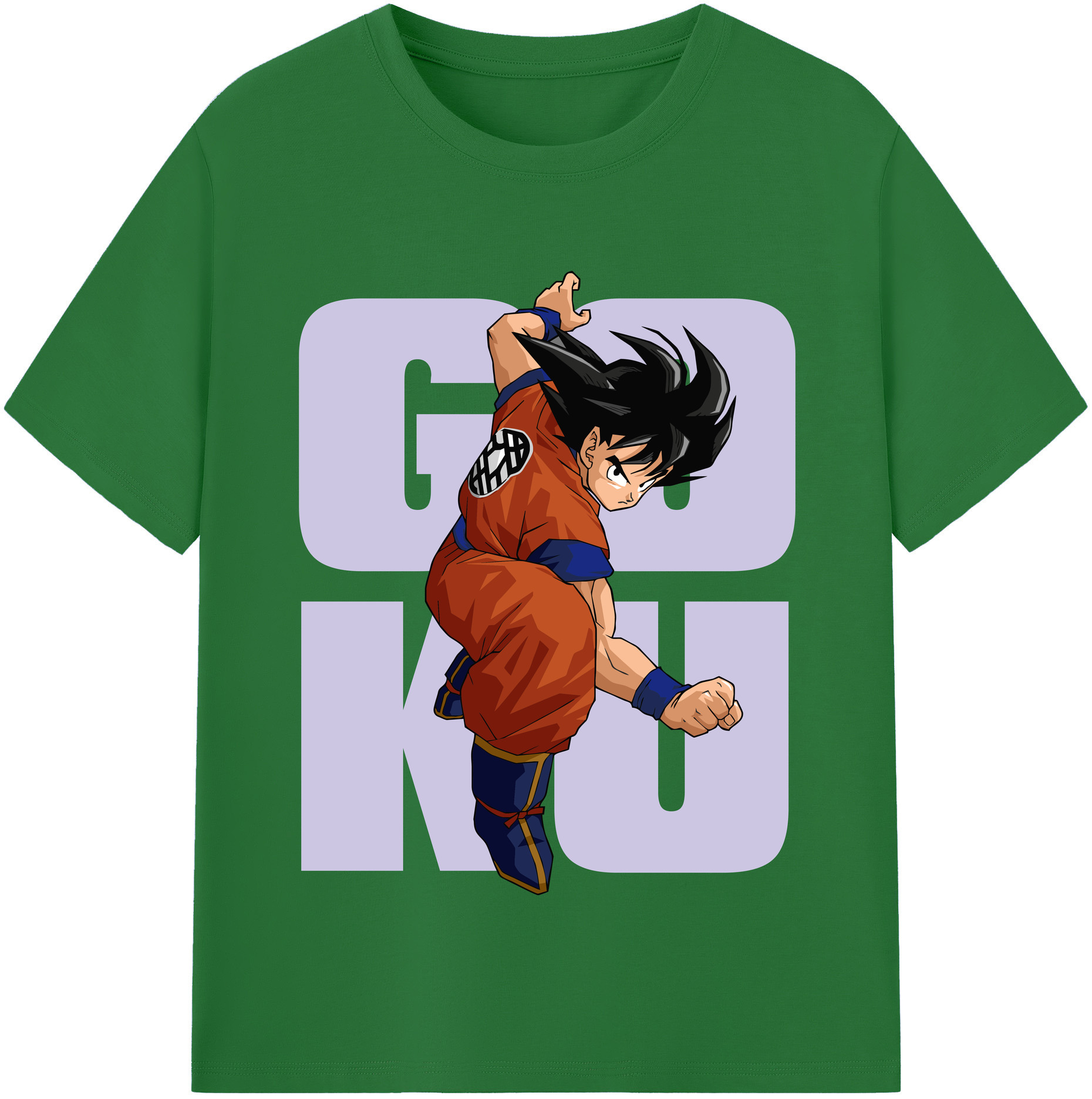 （画像用） ドラゴンボール 孫悟空（そん ごくう）Son Goku カカロット DRAGON BALL Kakarotto 綿100％半袖Tシャツ（フロントプリント）