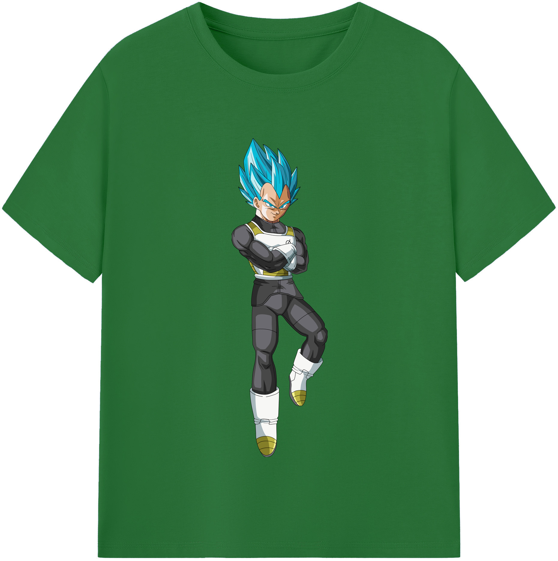 （画像用） ドラゴンボール ベジータ四世（Bejīta Yonsei）DRAGON BALL Vegeta IV 綿100％半袖Tシャツ（フロントプリント）