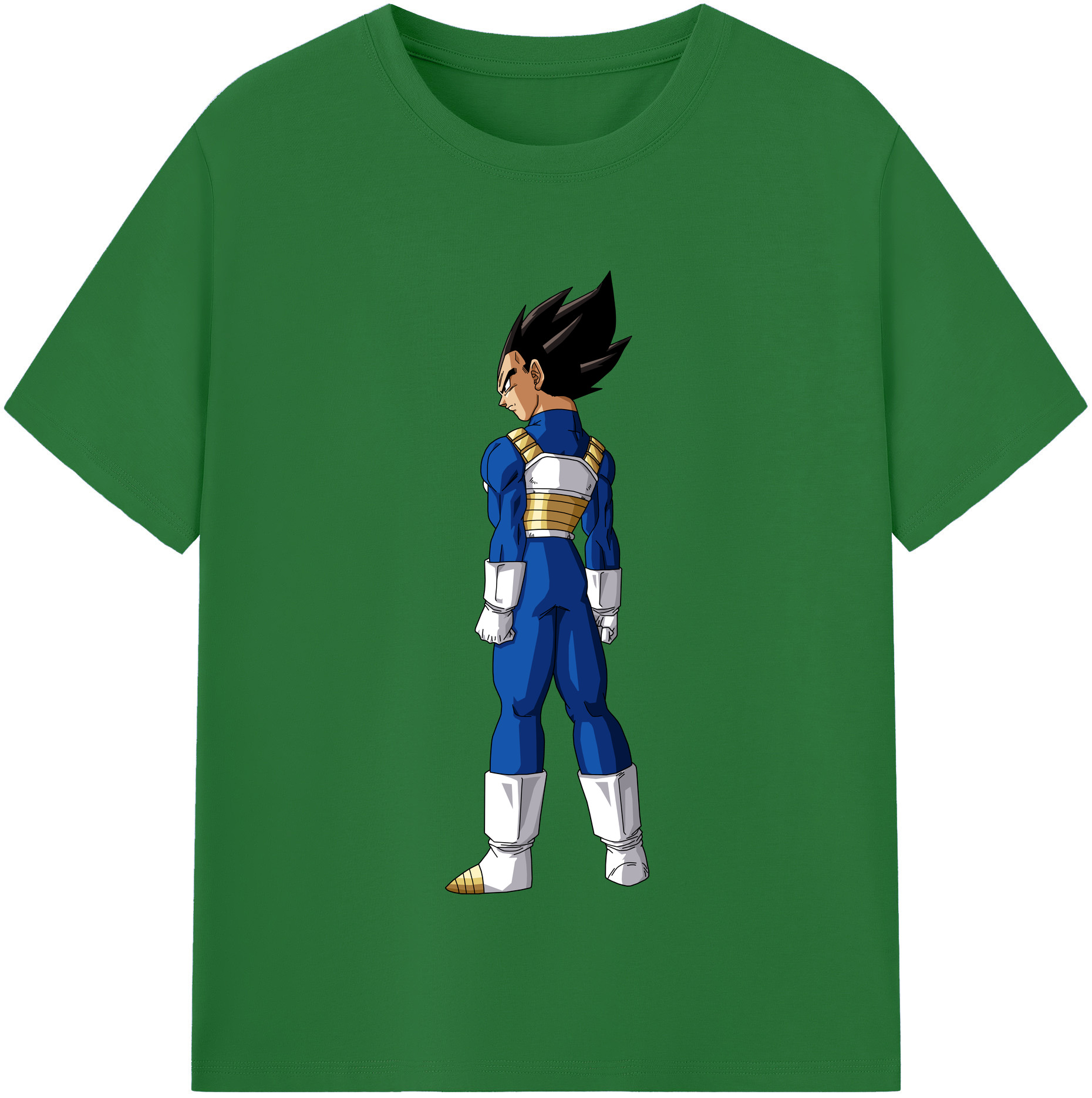 （画像用） ドラゴンボール ベジータ四世（Bejīta Yonsei）DRAGON BALL Vegeta IV 綿100％半袖Tシャツ（フロントプリント）