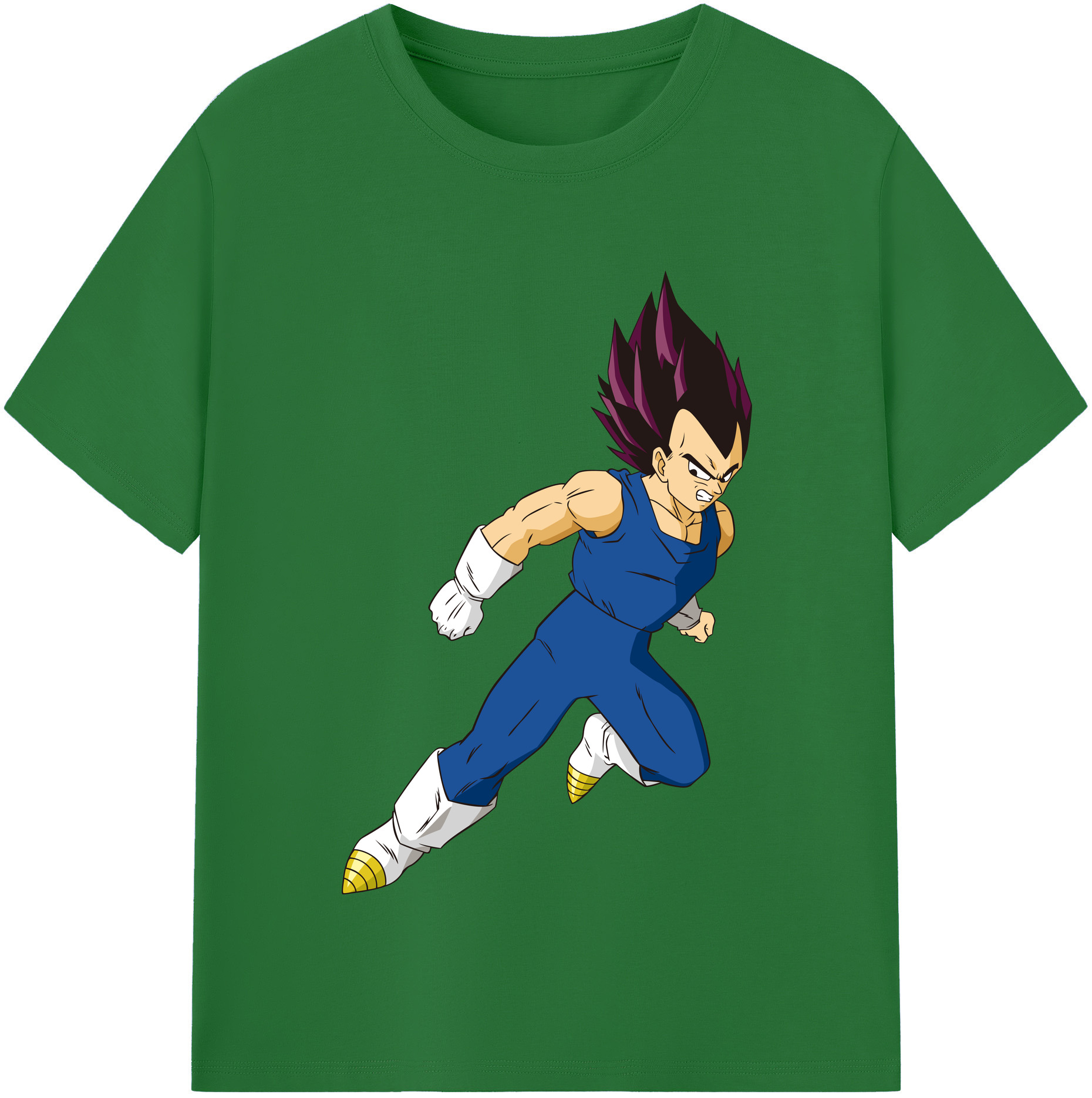 （画像用） ドラゴンボール ベジータ四世（Bejīta Yonsei）DRAGON BALL Vegeta IV 綿100％半袖Tシャツ（フロントプリント）