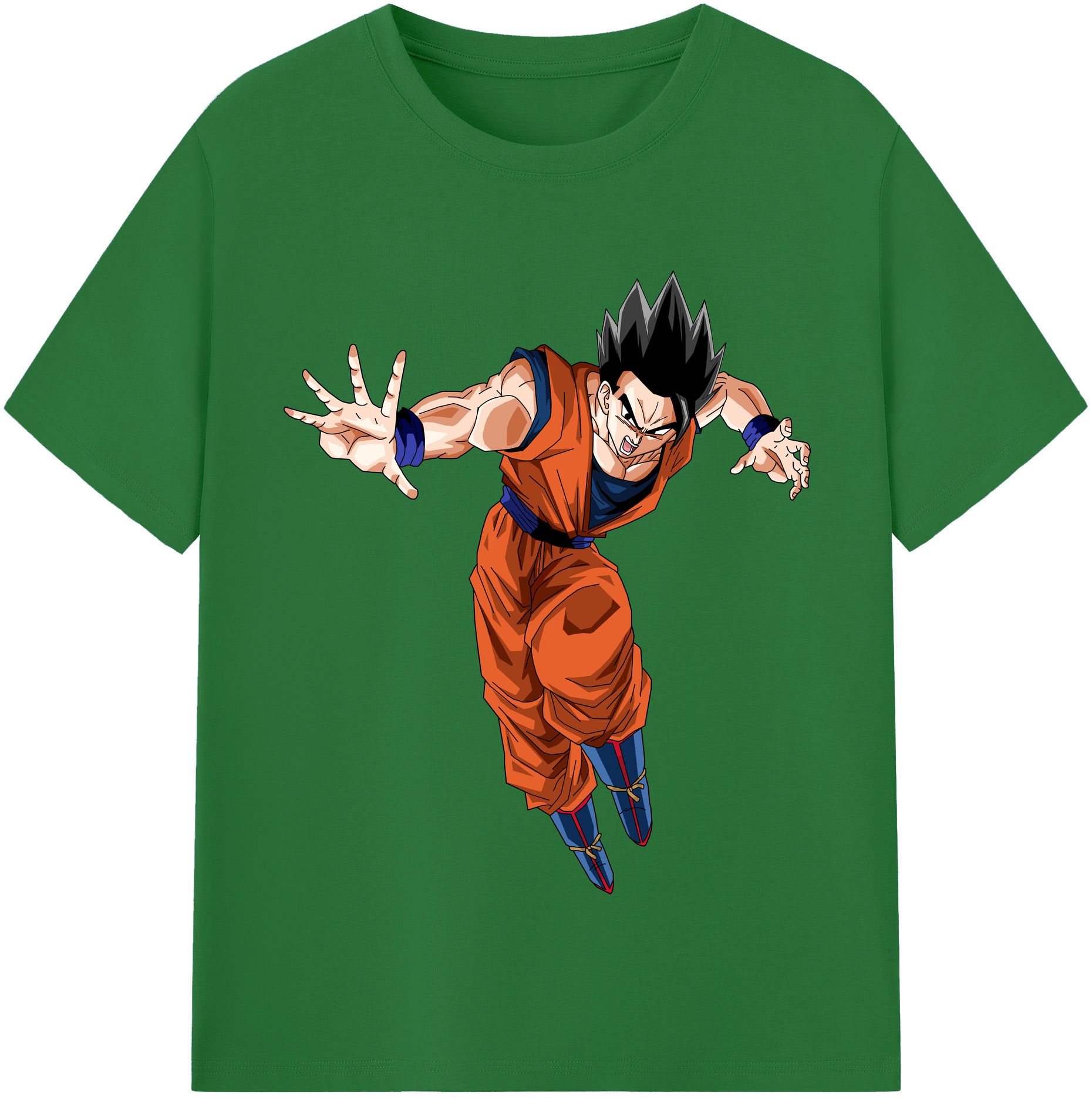（画像用） ドラゴンボール 孫 悟飯（そんごはん）DRAGON BALL Son Gohan 綿100％半袖Tシャツ（フロントプリント）