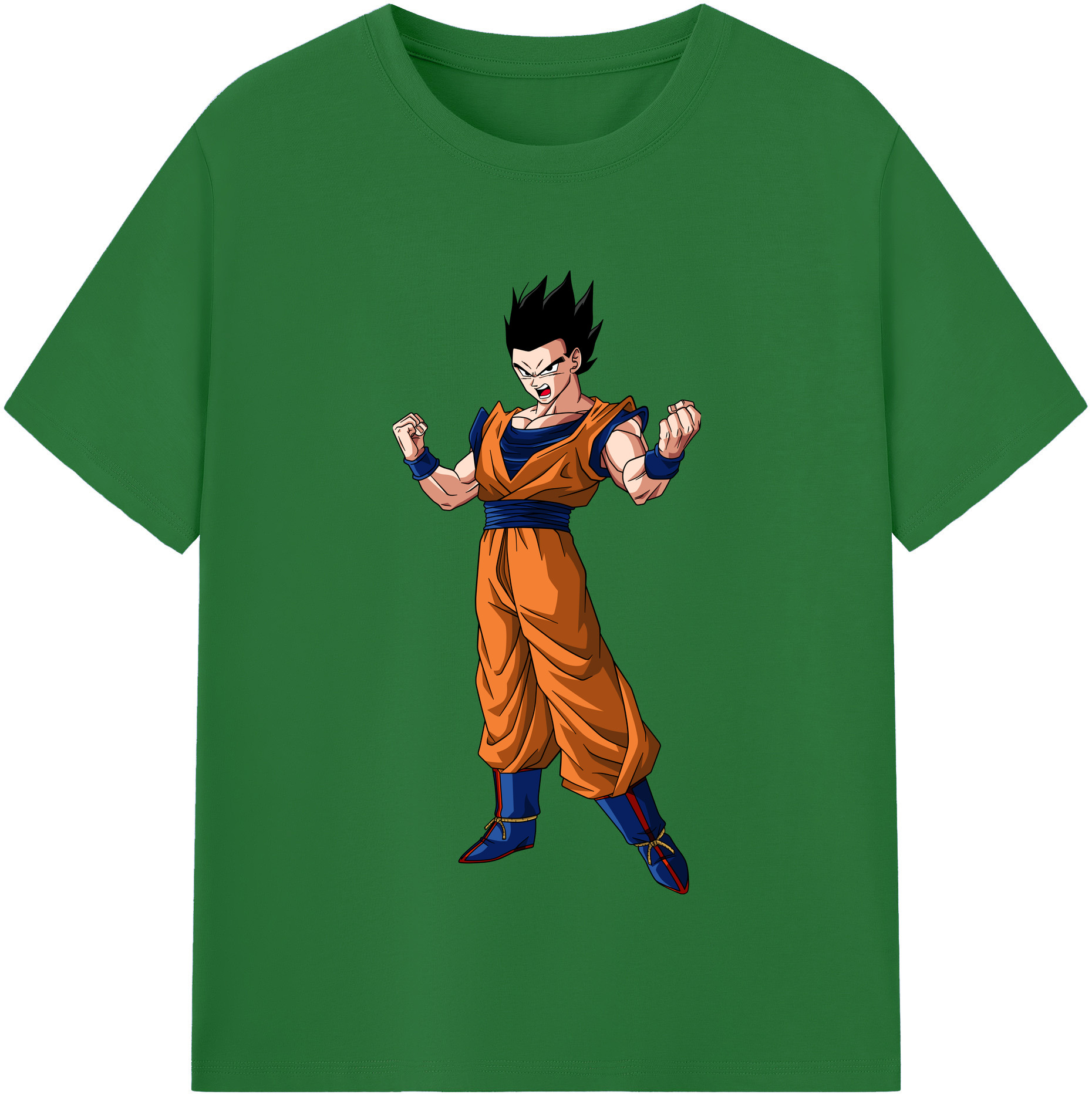 （画像用） ドラゴンボール 孫 悟飯（そんごはん）DRAGON BALL Son Gohan 綿100％半袖Tシャツ（フロントプリント）