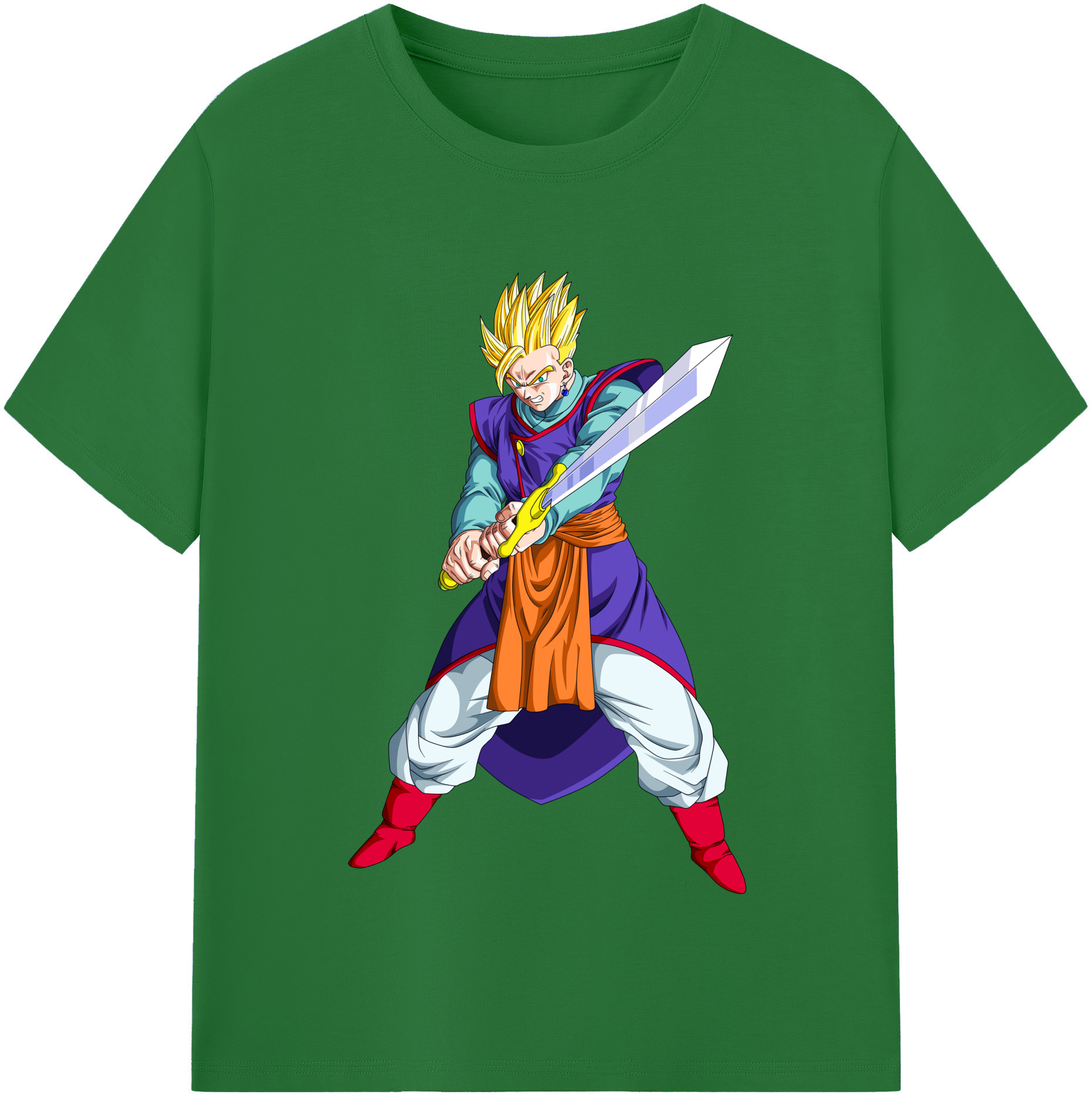 （画像用） ドラゴンボール 孫 悟飯（そんごはん）DRAGON BALL Son Gohan 綿100％半袖Tシャツ（フロントプリント）