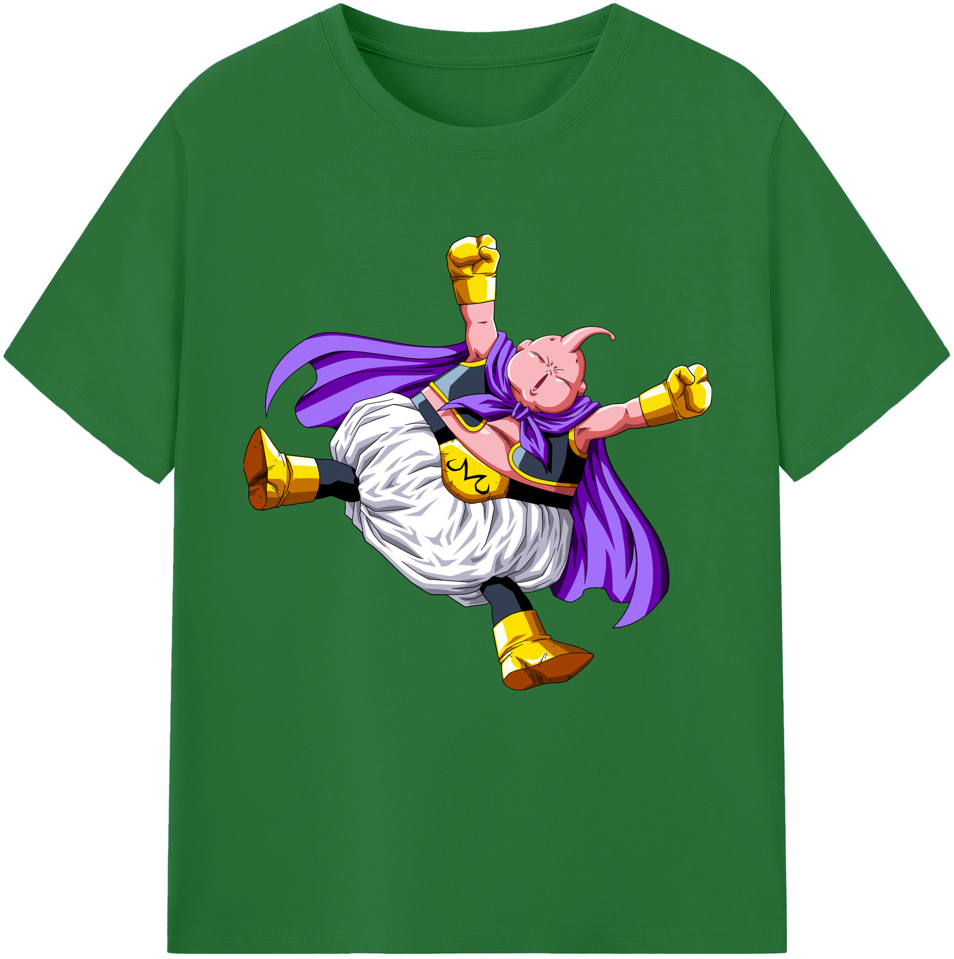 （画像用） ドラゴンボール 魔人ブウ DRAGON BALL Majin Buu 綿100％半袖Tシャツ（フロントプリント）