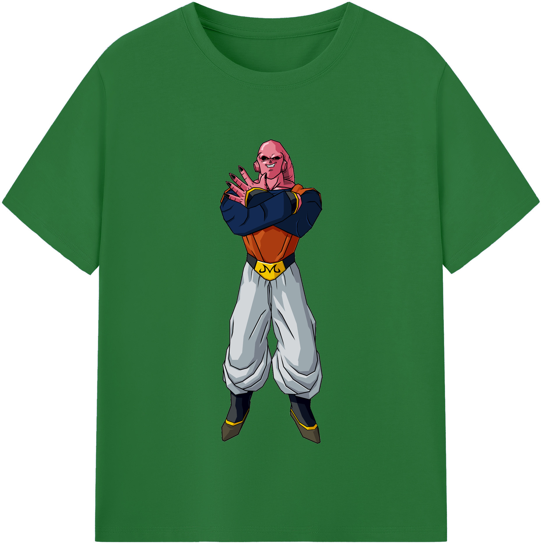 （画像用） ドラゴンボール 魔人ブウ DRAGON BALL Majin Buu 綿100％半袖Tシャツ（フロントプリント）