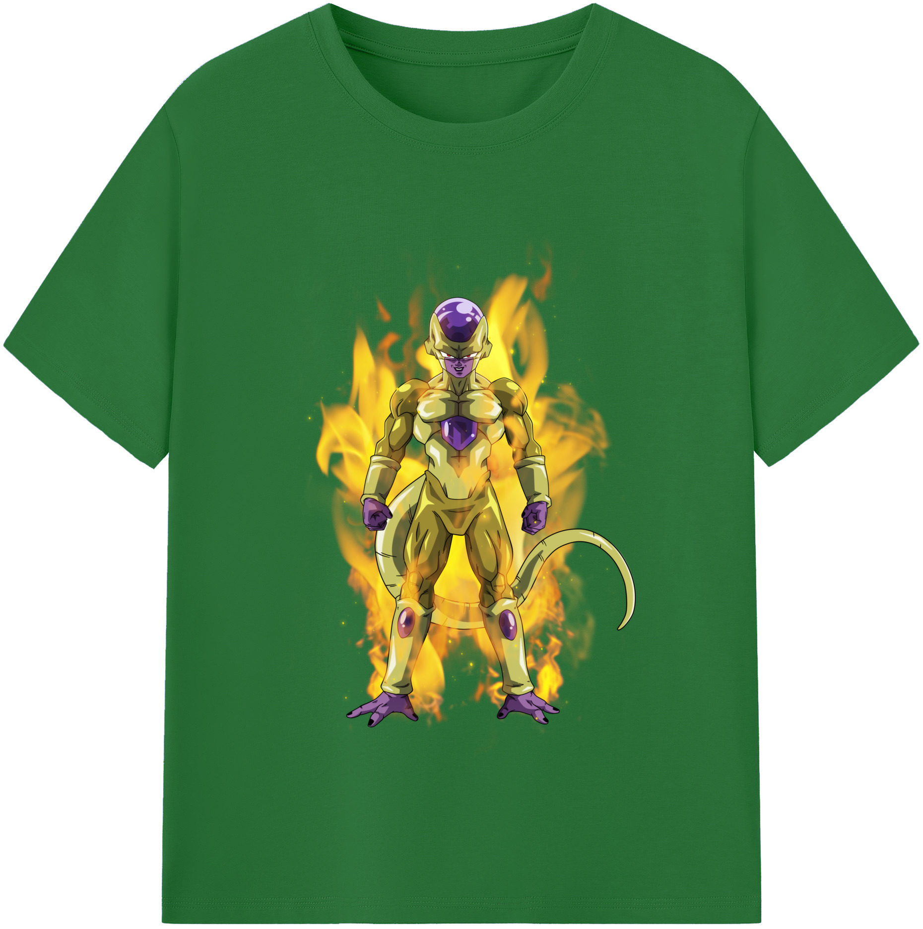 （画像用） ドラゴンボール フリーザ DRAGON BALL Frieza 綿100％半袖Tシャツ（フロントプリント）