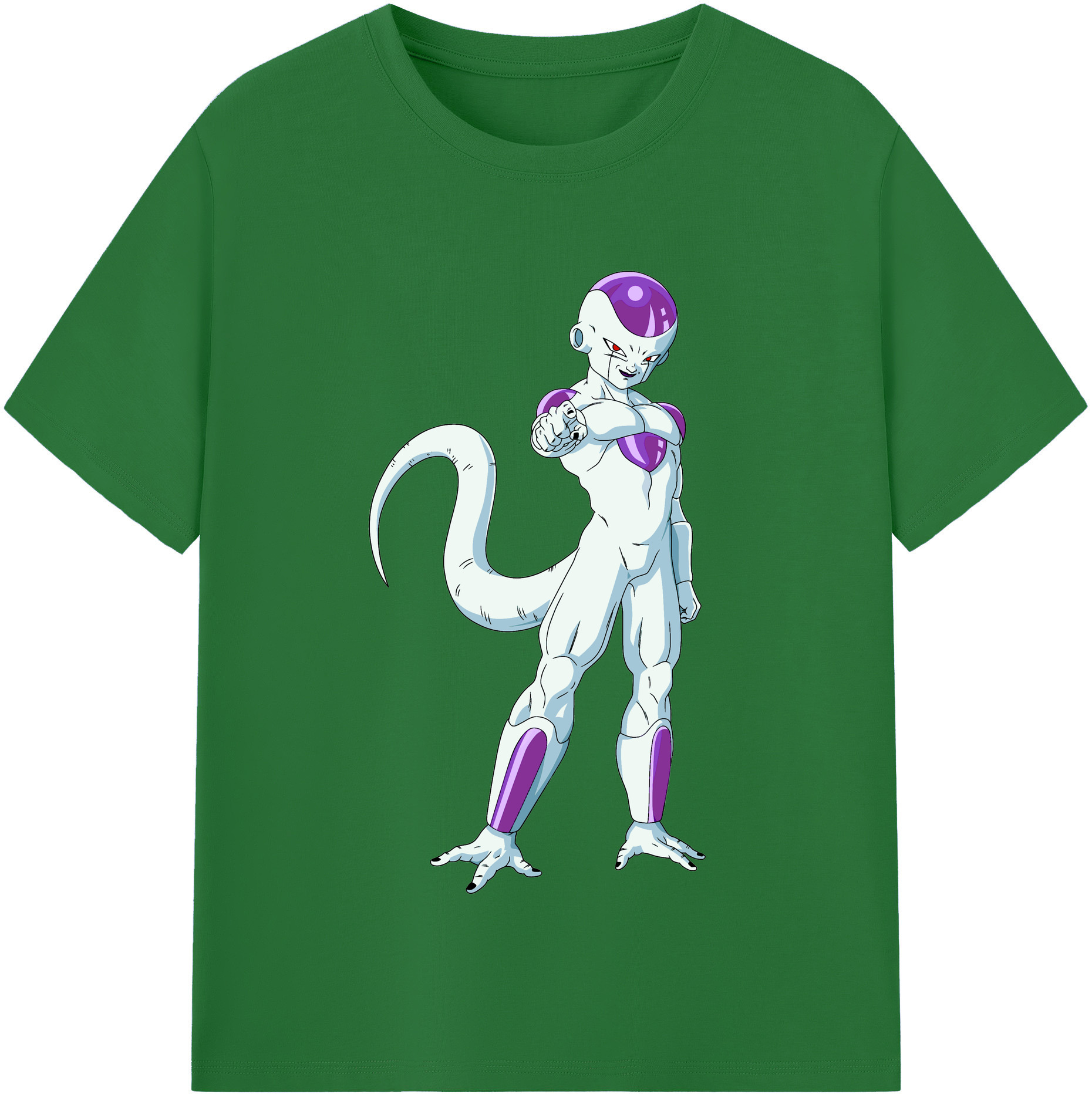 （画像用） ドラゴンボール フリーザ DRAGON BALL Frieza 綿100％半袖Tシャツ（フロントプリント）