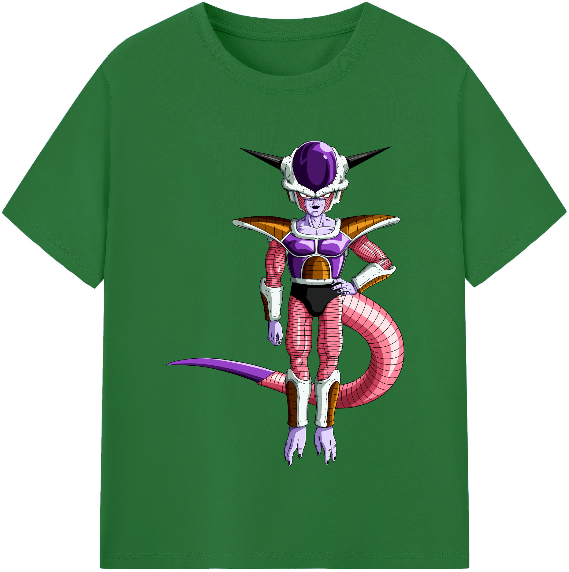 （画像用） ドラゴンボール フリーザ DRAGON BALL Frieza 綿100％半袖Tシャツ（フロントプリント）