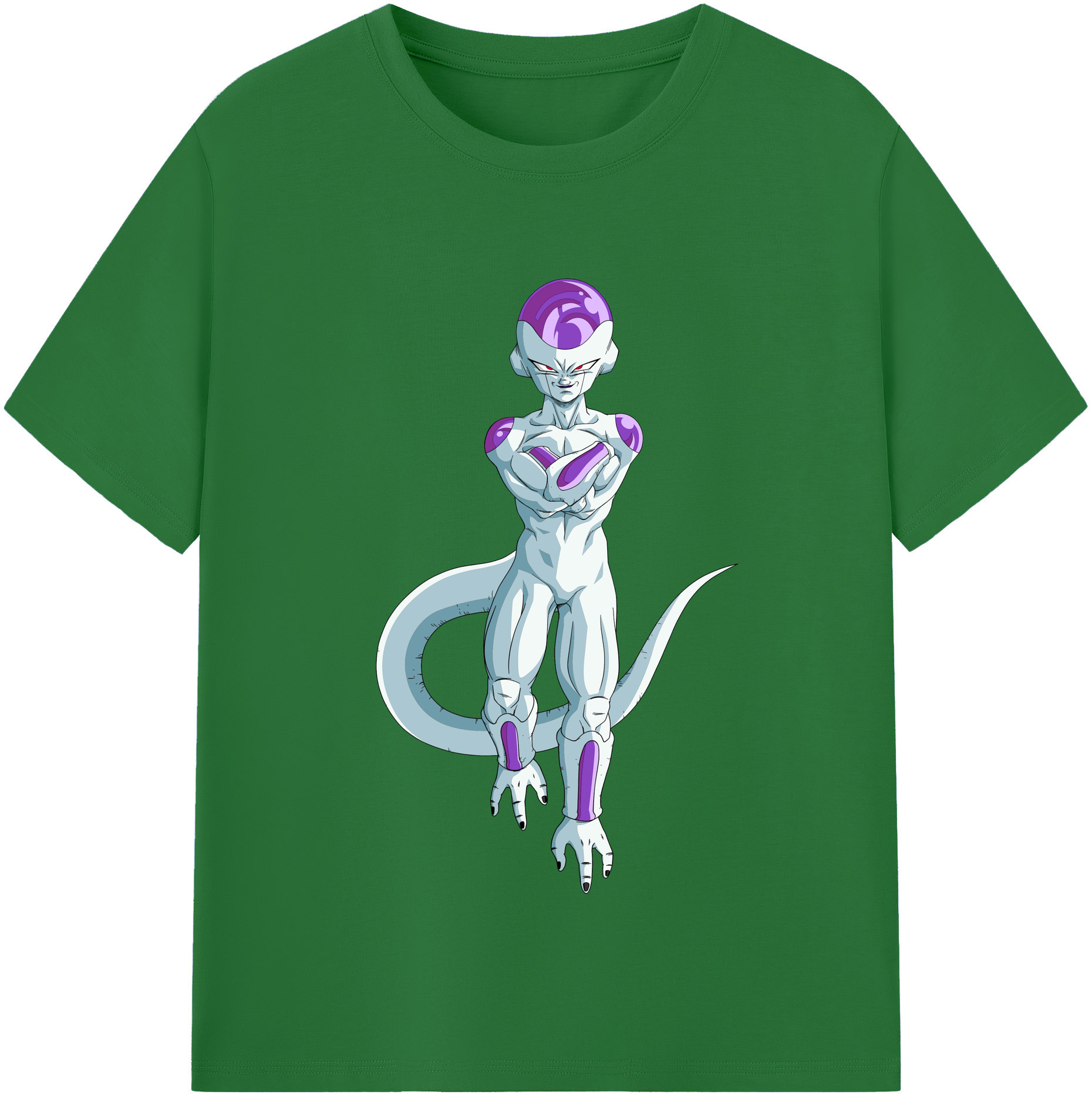 （画像用） ドラゴンボール フリーザ DRAGON BALL Frieza 綿100％半袖Tシャツ（フロントプリント）