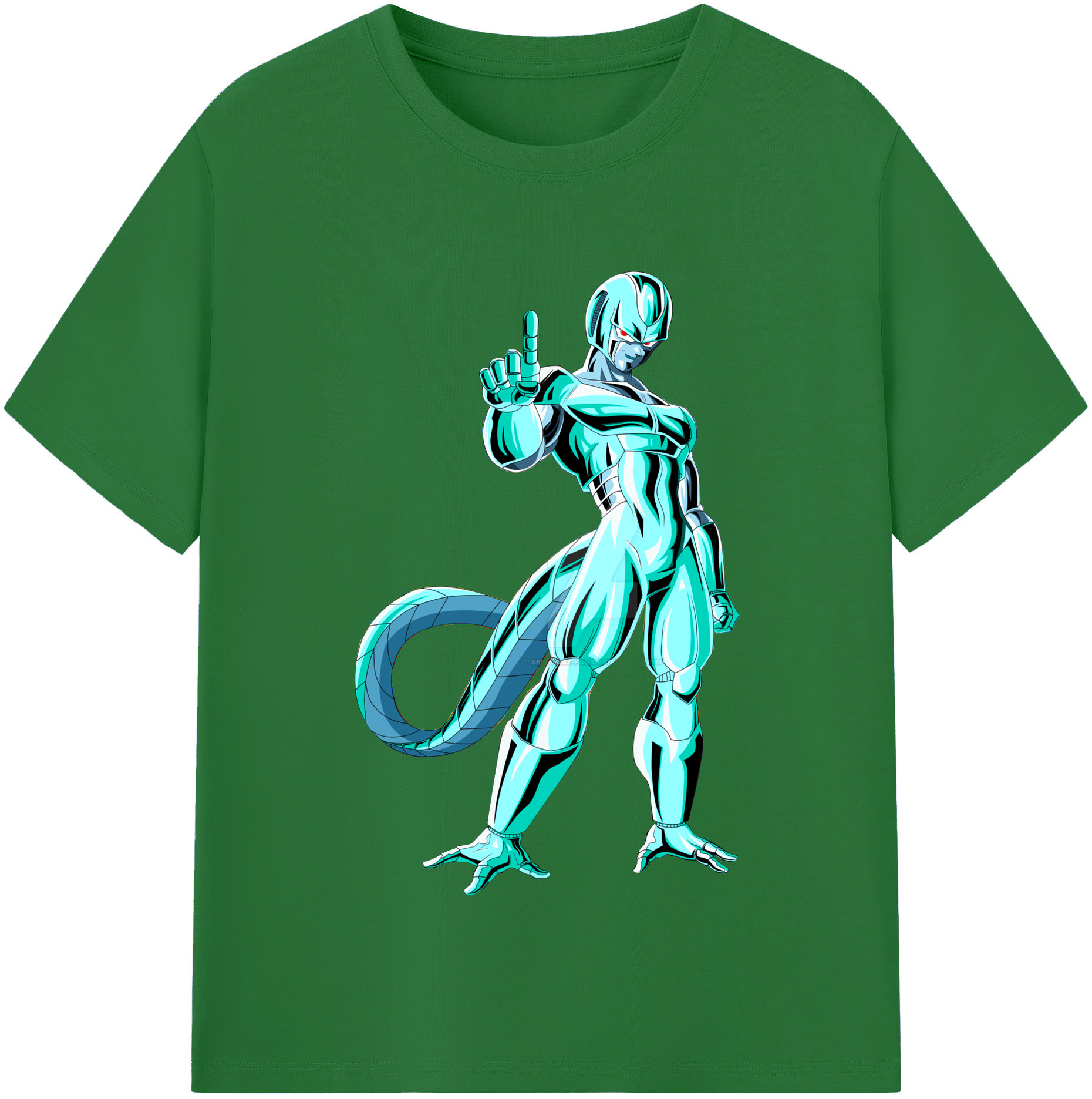 （画像用） ドラゴンボール クウラ DRAGON BALL Cooler Coora 綿100％半袖Tシャツ（フロントプリント）