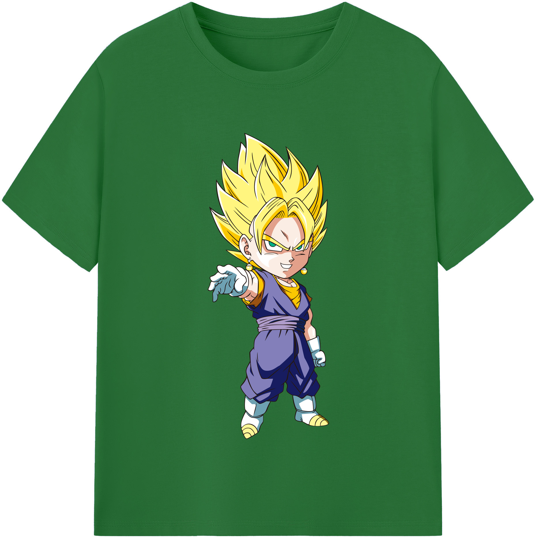 （画像用） ドラゴンボール ベジット DRAGON BALL Vegetto 綿100％半袖Tシャツ（フロントプリント）