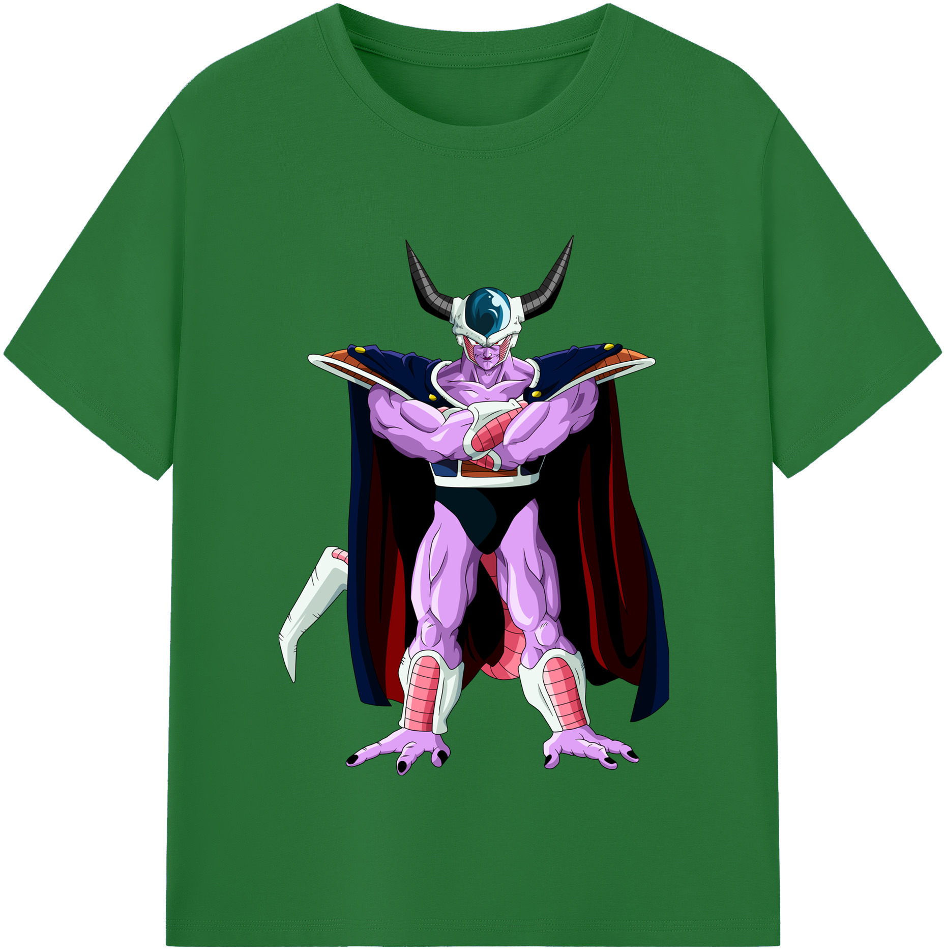 （画像用） ドラゴンボール コルド大王 DRAGON BALL King Cold 綿100％半袖Tシャツ（フロントプリント）