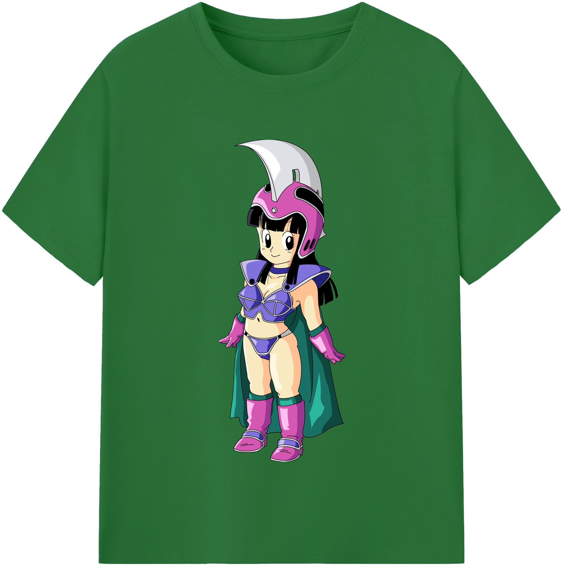 （画像用） ドラゴンボール チチ DRAGON BALL Chichi 綿100％半袖Tシャツ（フロントプリント）