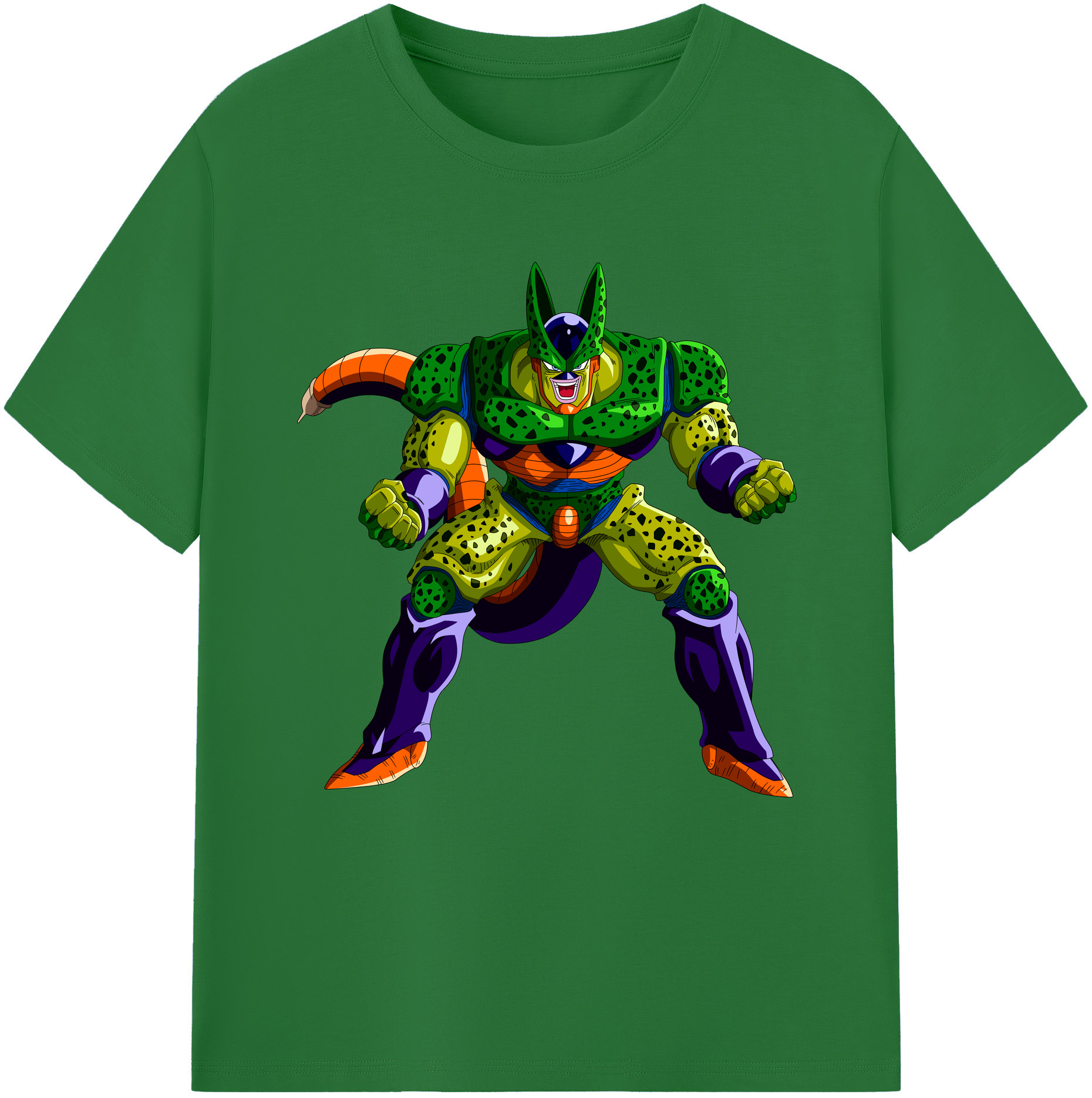 （画像用） ドラゴンボール セル DRAGON BALL Cell 綿100％半袖Tシャツ（フロントプリント）