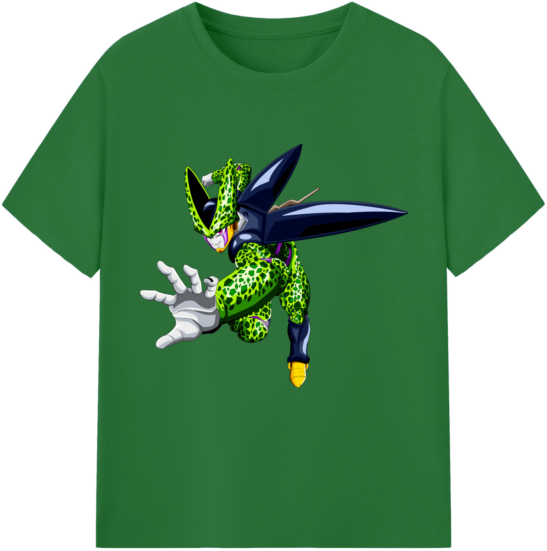 （画像用） ドラゴンボール セル DRAGON BALL Cell 綿100％半袖Tシャツ（フロントプリント）