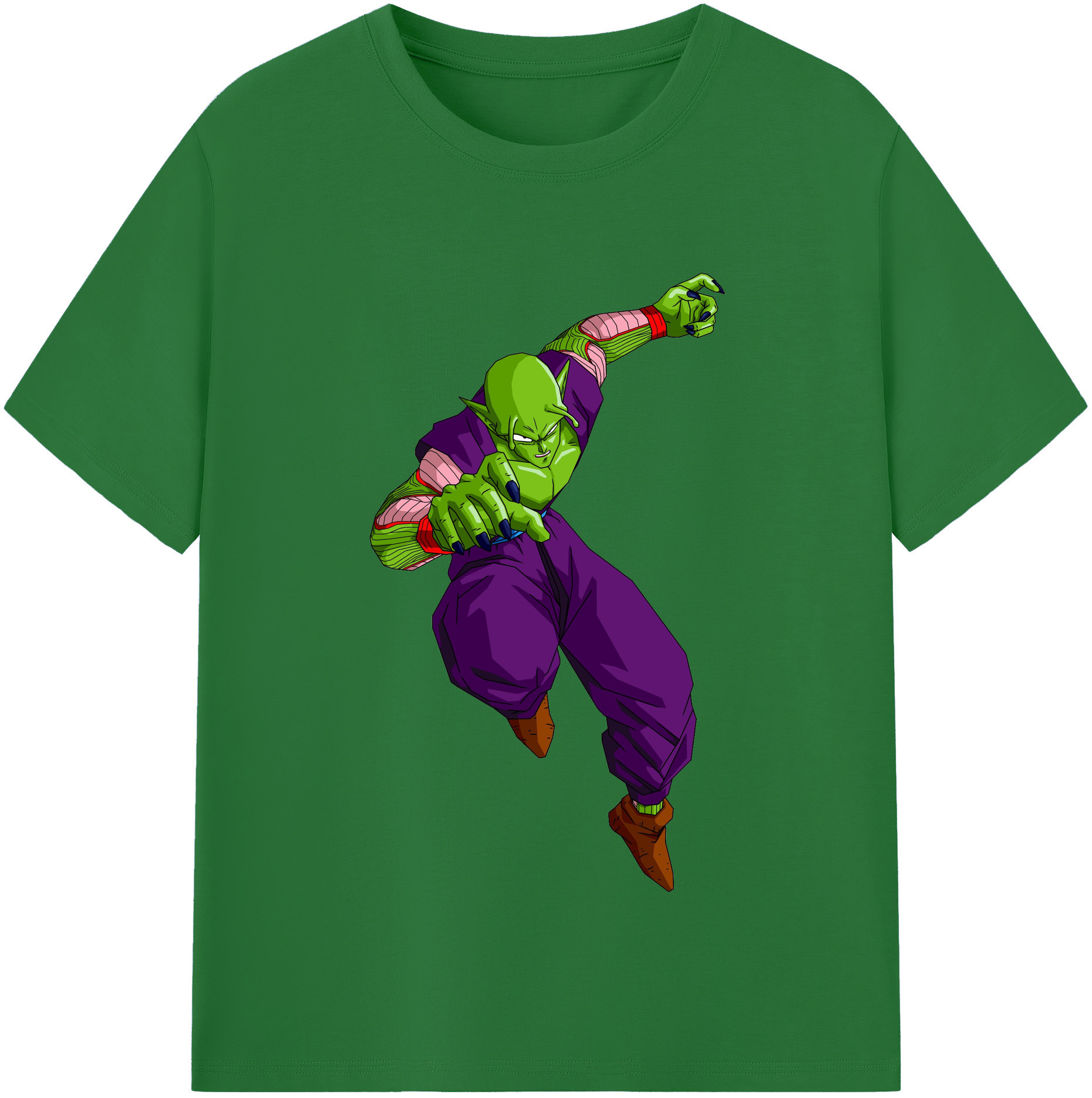 （画像用） ドラゴンボール ピッコロ DRAGON BALL Piccolo 綿100％半袖Tシャツ（フロントプリント）