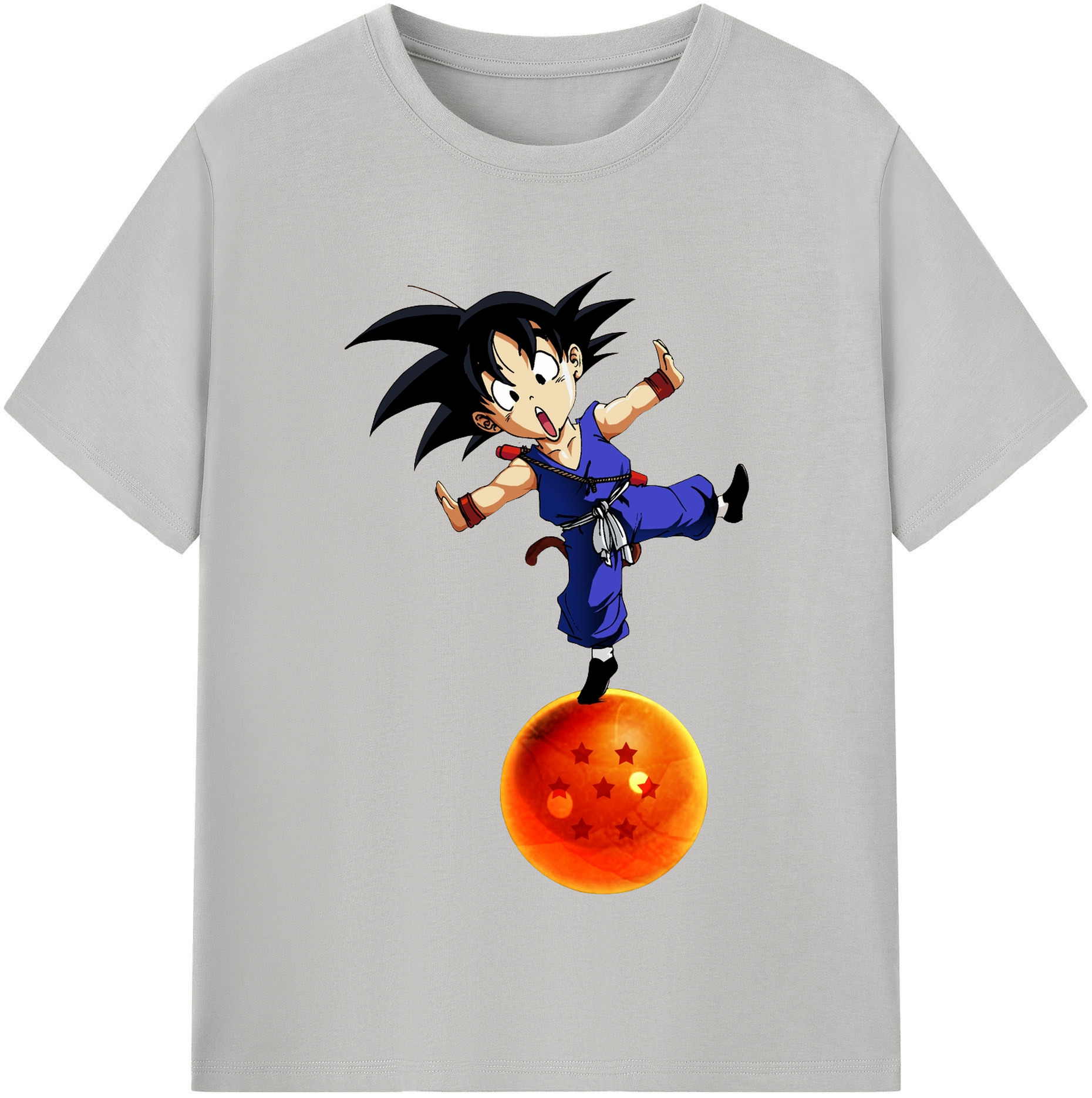 （画像用） ドラゴンボール 孫悟空（そん ごくう）Son Goku カカロット DRAGON BALL Kakarotto 綿100％半袖Tシャツ（フロントプリント）