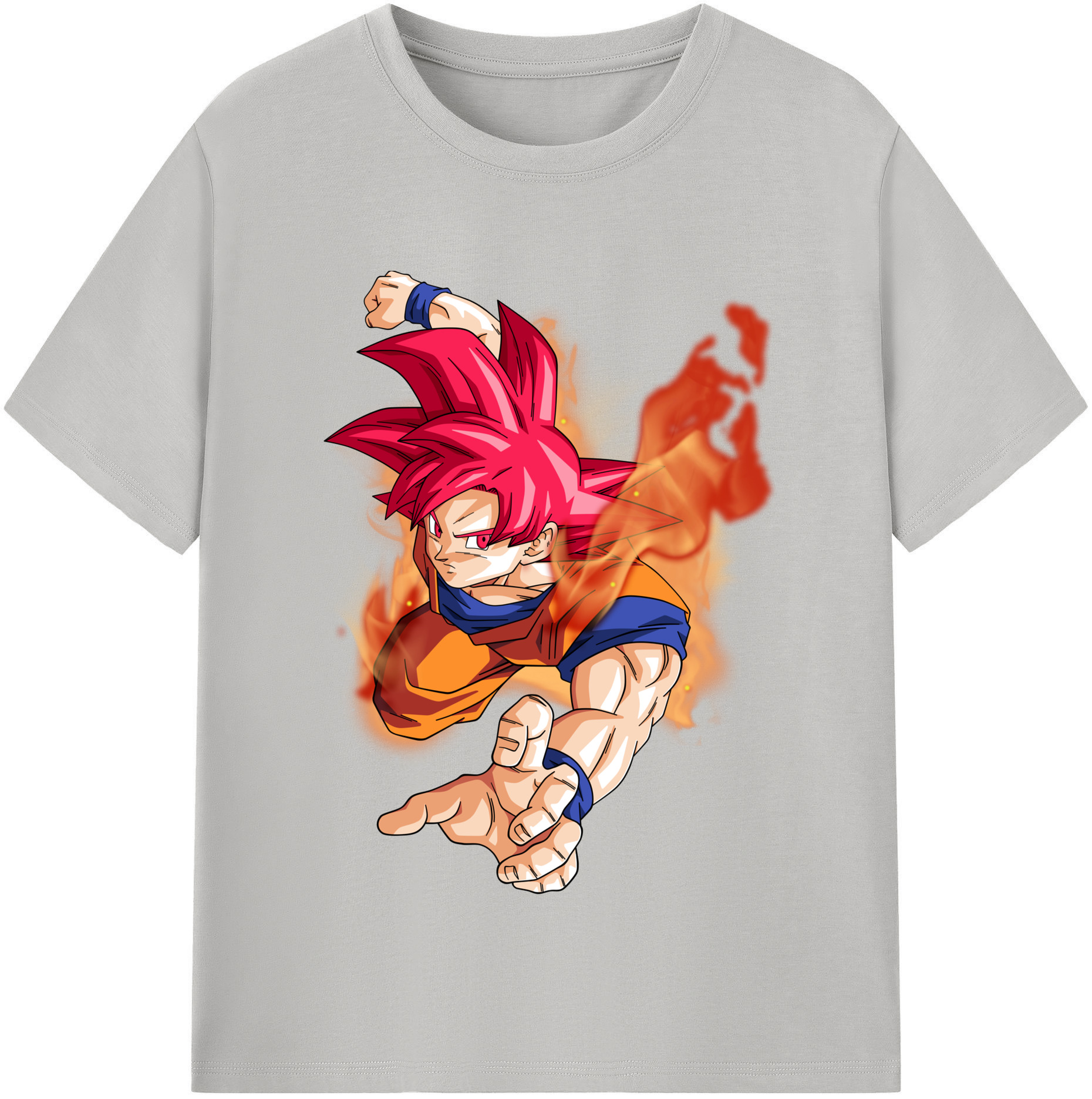 （画像用） ドラゴンボール 孫悟空（そん ごくう）Son Goku カカロット DRAGON BALL Kakarotto 綿100％半袖Tシャツ（フロントプリント）