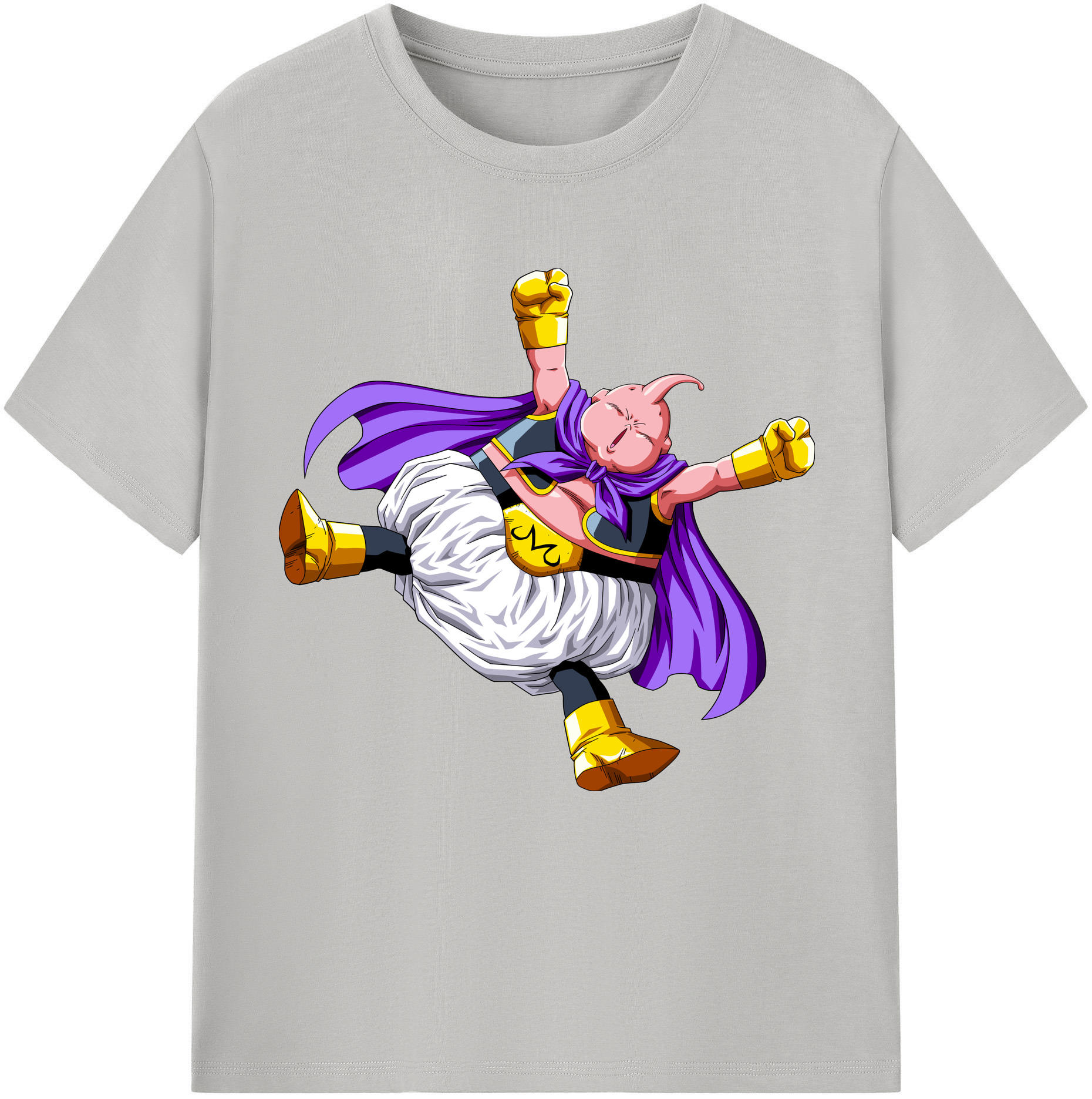 （画像用） ドラゴンボール 魔人ブウ DRAGON BALL Majin Buu 綿100％半袖Tシャツ（フロントプリント）
