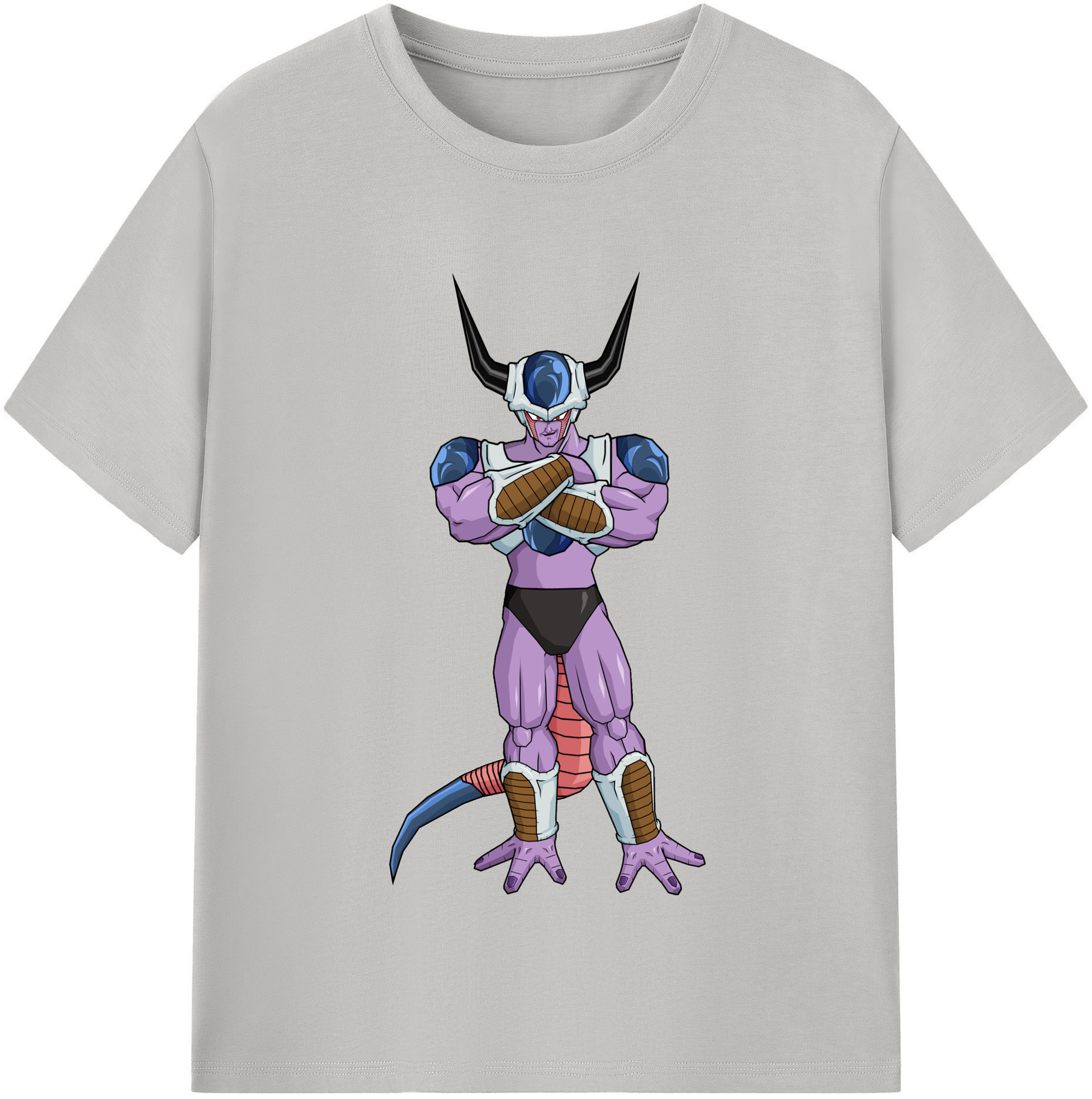 （画像用） ドラゴンボール フリーザ DRAGON BALL Frieza 綿100％半袖Tシャツ（フロントプリント）