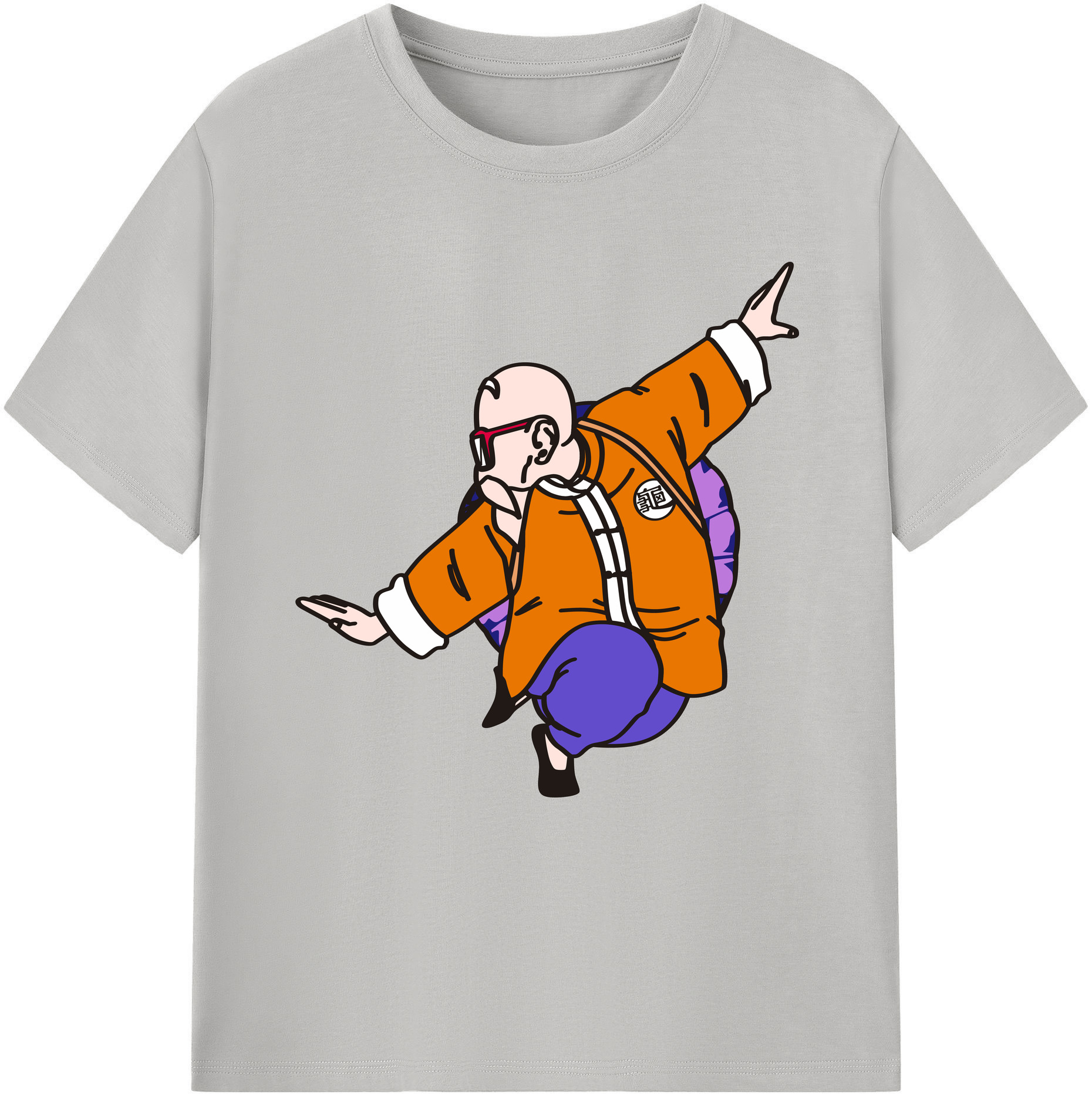 （画像用） ドラゴンボール 亀仙人（かめせんにん） DRAGON BALL Master Roshi Kame Sennin 綿100％半袖Tシャツ（フロントプリント）
