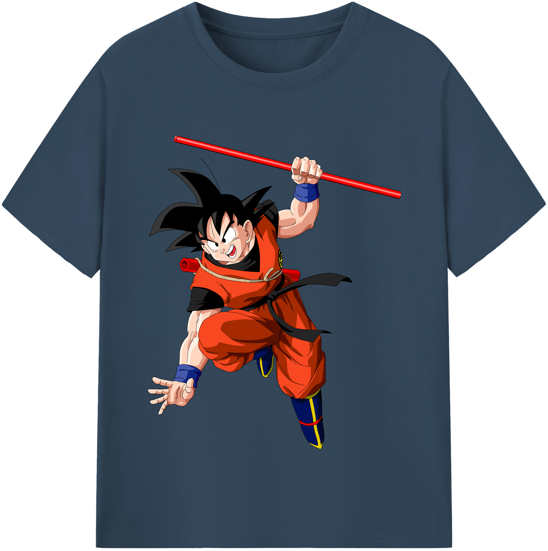 （画像用） ドラゴンボール 孫悟空（そん ごくう）Son Goku カカロット DRAGON BALL Kakarotto 綿100％半袖Tシャツ（フロントプリント）