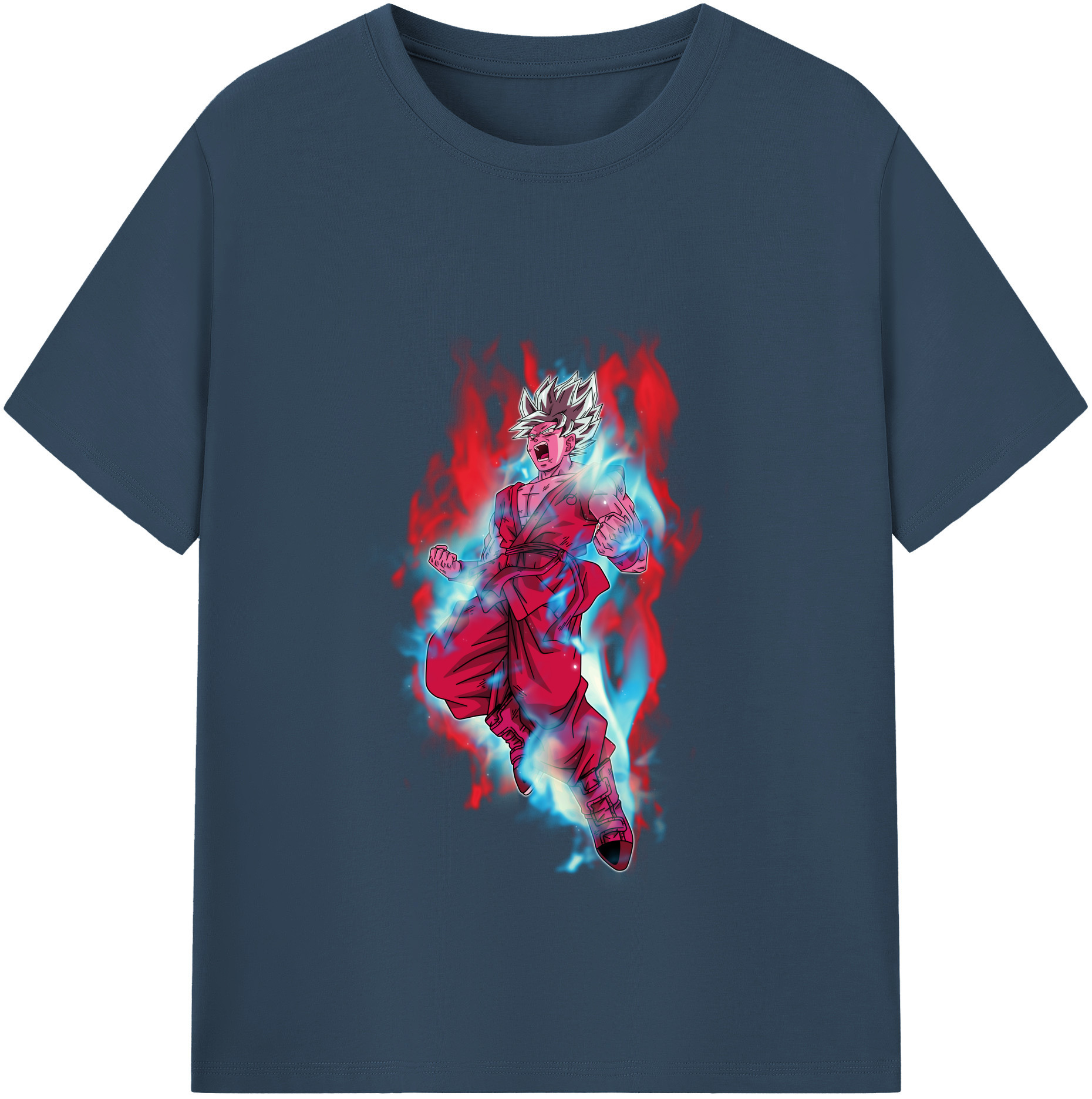 （画像用） ドラゴンボール 孫悟空（そん ごくう）Son Goku カカロット DRAGON BALL Kakarotto 綿100％半袖Tシャツ（フロントプリント）