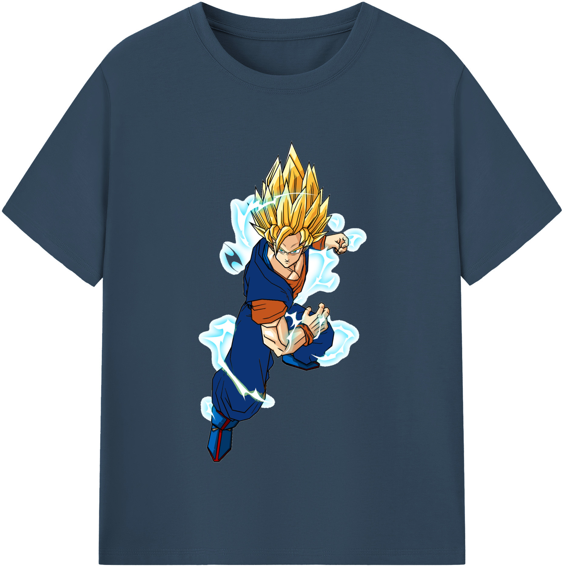 （画像用） ドラゴンボール 孫 悟飯（そんごはん）DRAGON BALL Son Gohan 綿100％半袖Tシャツ（フロントプリント）