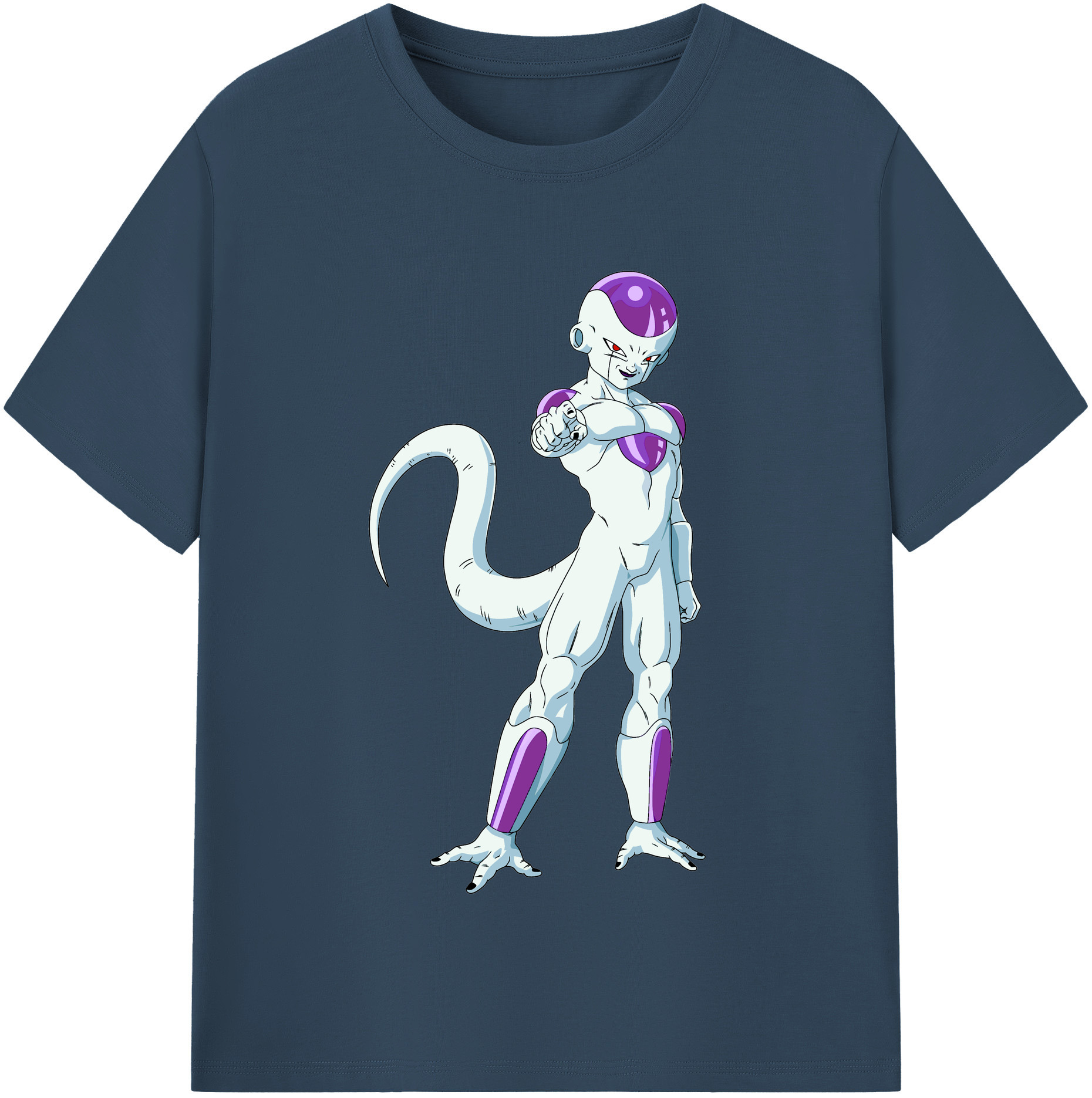 （画像用） ドラゴンボール フリーザ DRAGON BALL Frieza 綿100％半袖Tシャツ（フロントプリント）