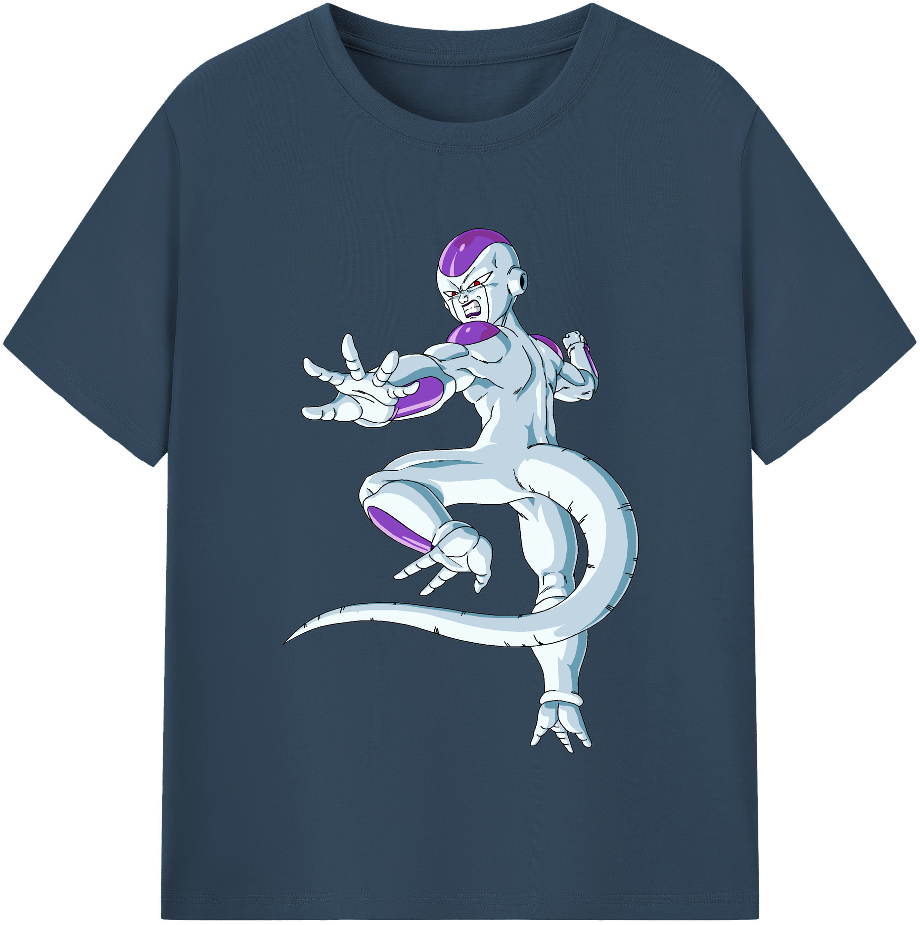 （画像用） ドラゴンボール フリーザ DRAGON BALL Frieza 綿100％半袖Tシャツ（フロントプリント）