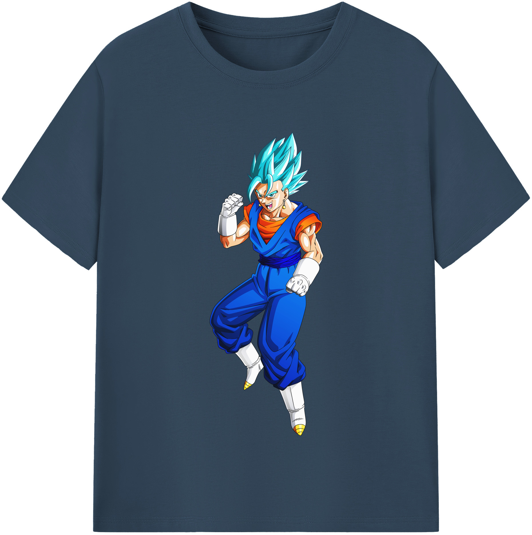 （画像用） ドラゴンボール ベジット DRAGON BALL Vegetto 綿100％半袖Tシャツ（フロントプリント）