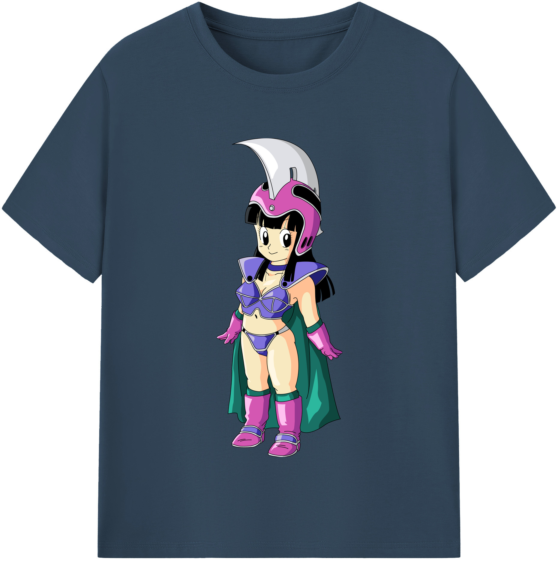 （画像用） ドラゴンボール チチ DRAGON BALL Chichi 綿100％半袖Tシャツ（フロントプリント）