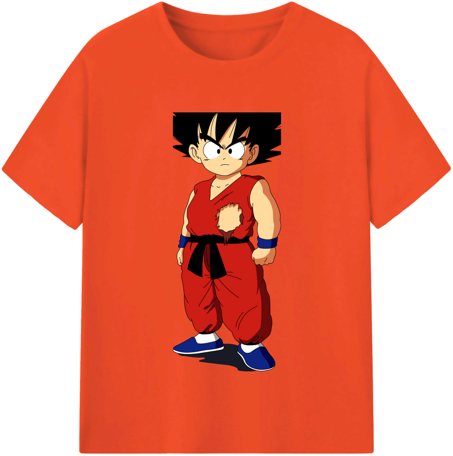 （画像用） ドラゴンボール 孫悟空（そん ごくう）Son Goku カカロット DRAGON BALL Kakarotto 綿100％半袖Tシャツ（フロントプリント）