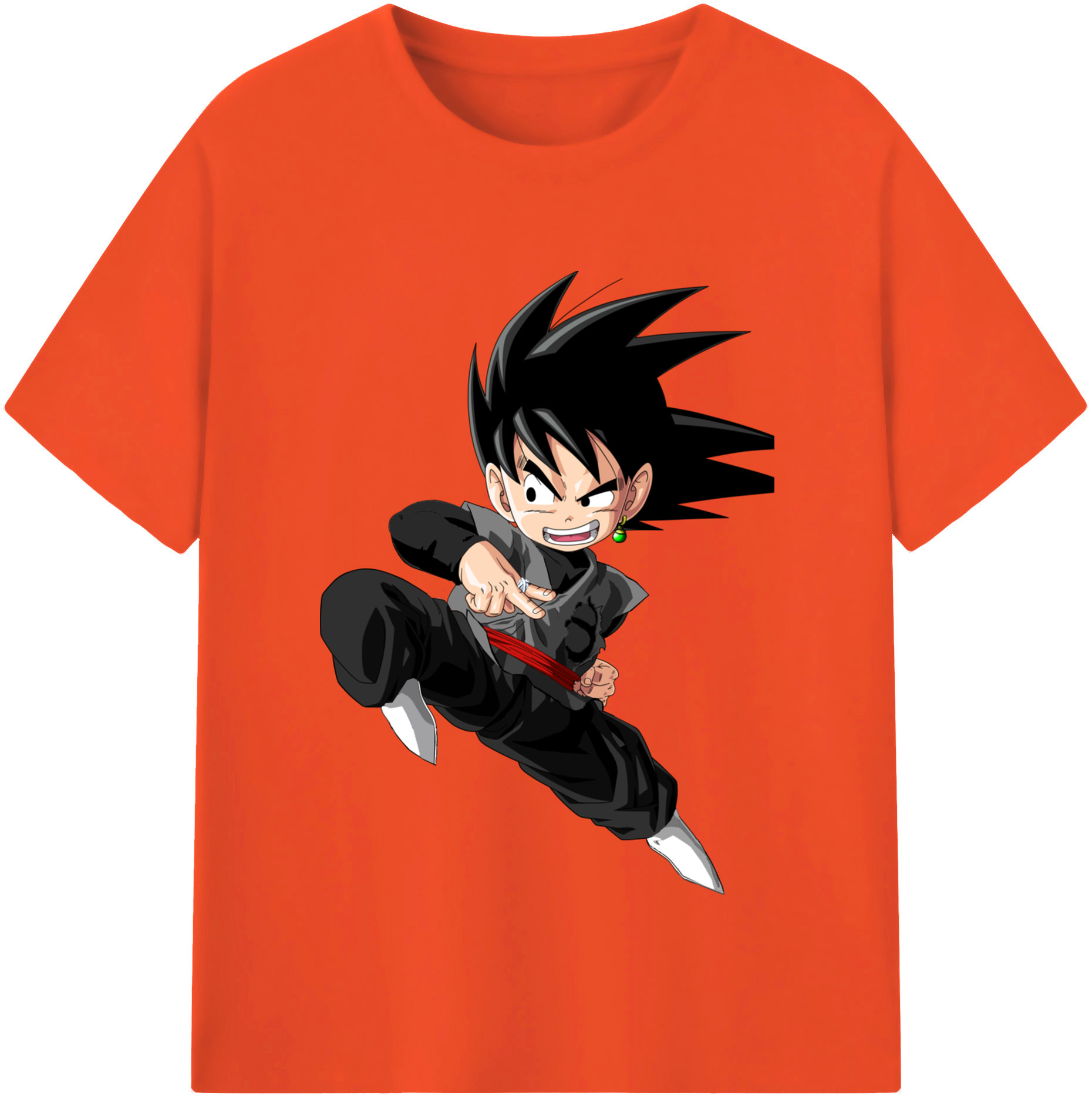 （画像用） ドラゴンボール 孫悟空（そん ごくう）Son Goku カカロット DRAGON BALL Kakarotto 綿100％半袖Tシャツ（フロントプリント）