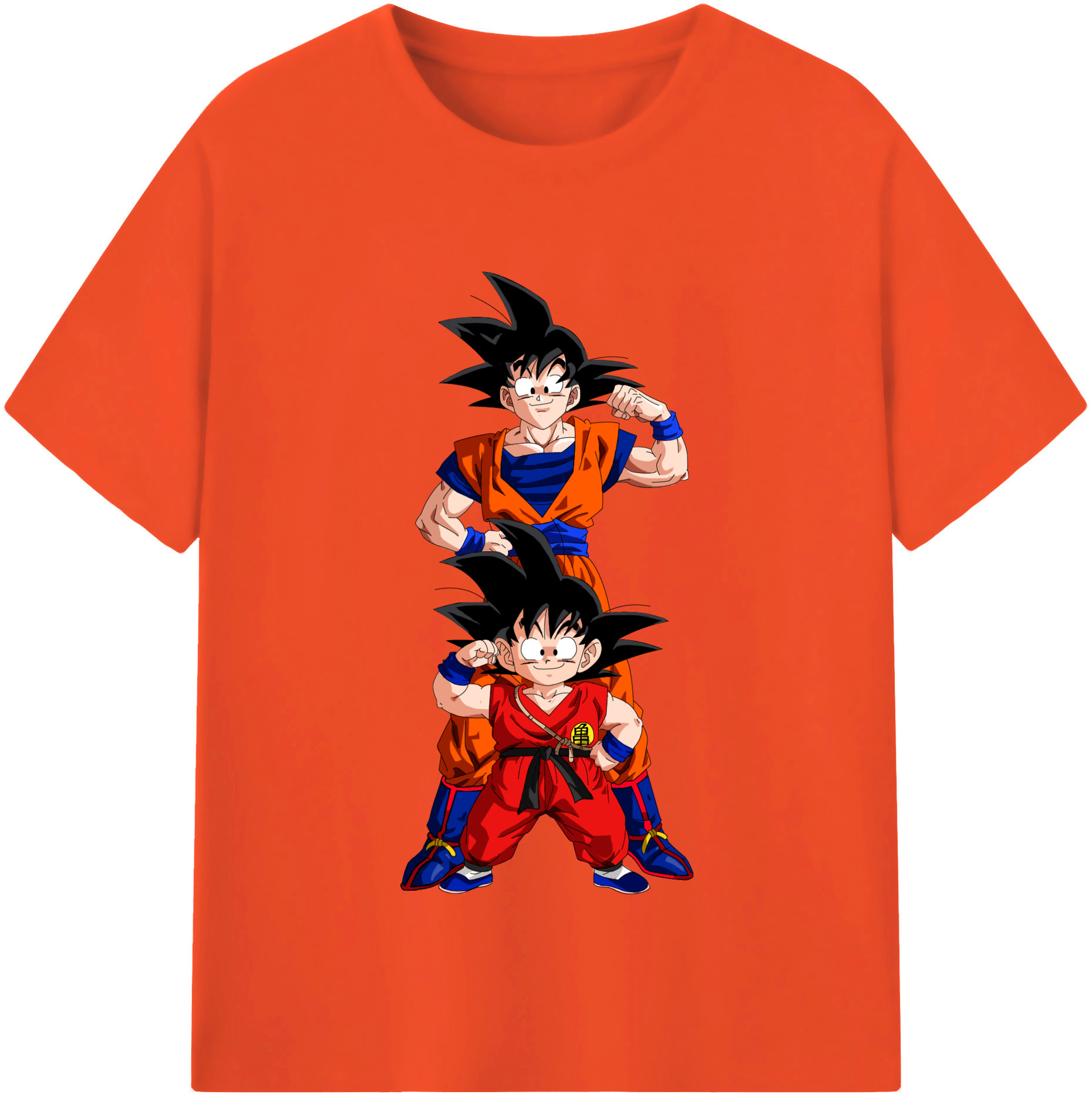 （画像用） ドラゴンボール 孫悟空（そん ごくう）Son Goku カカロット DRAGON BALL Kakarotto 綿100％半袖Tシャツ（フロントプリント）