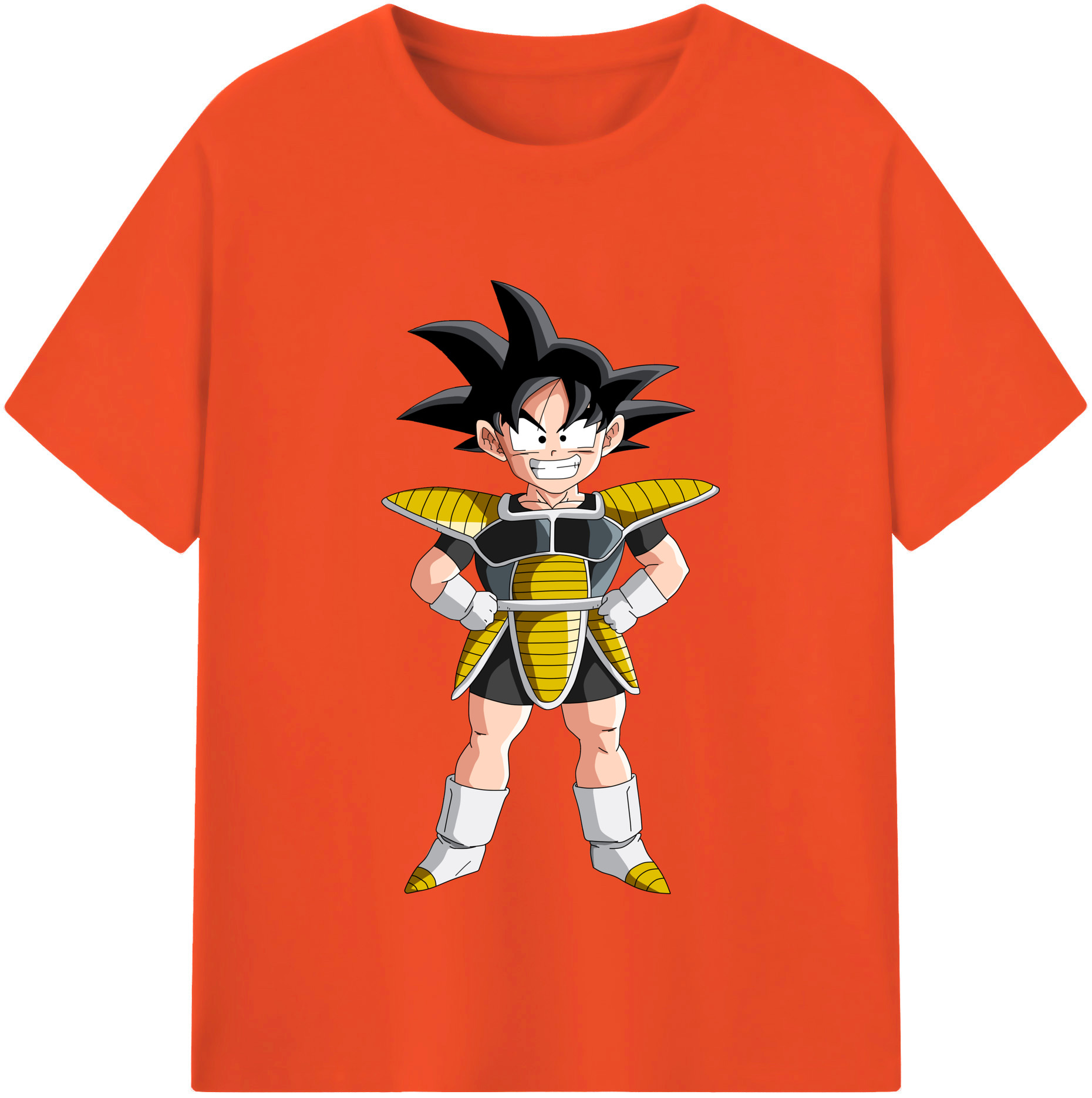 （画像用） ドラゴンボール 孫悟空（そん ごくう）Son Goku カカロット DRAGON BALL Kakarotto 綿100％半袖Tシャツ（フロントプリント）