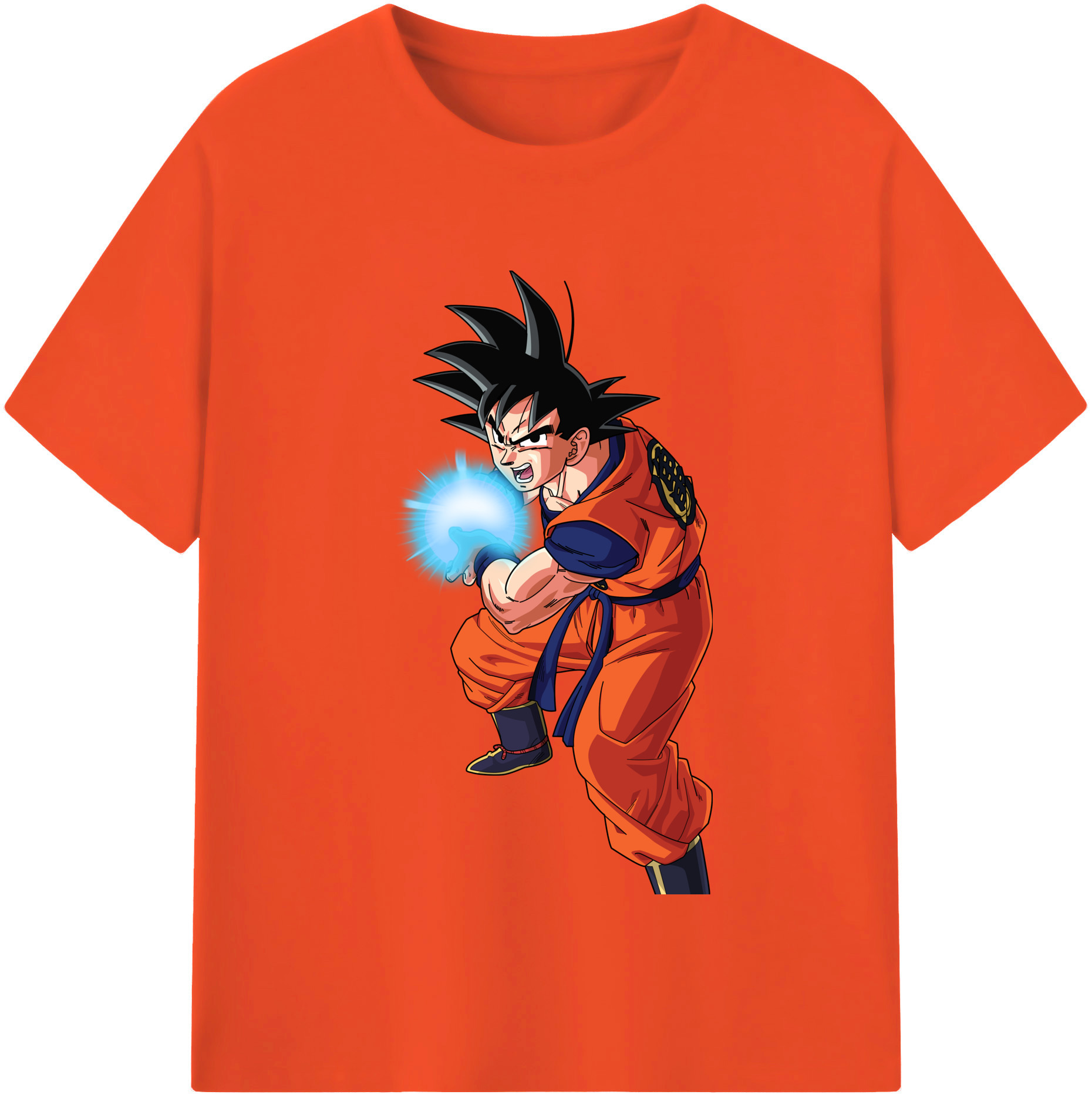 （画像用） ドラゴンボール 孫悟空（そん ごくう）Son Goku カカロット DRAGON BALL Kakarotto 綿100％半袖Tシャツ（フロントプリント）