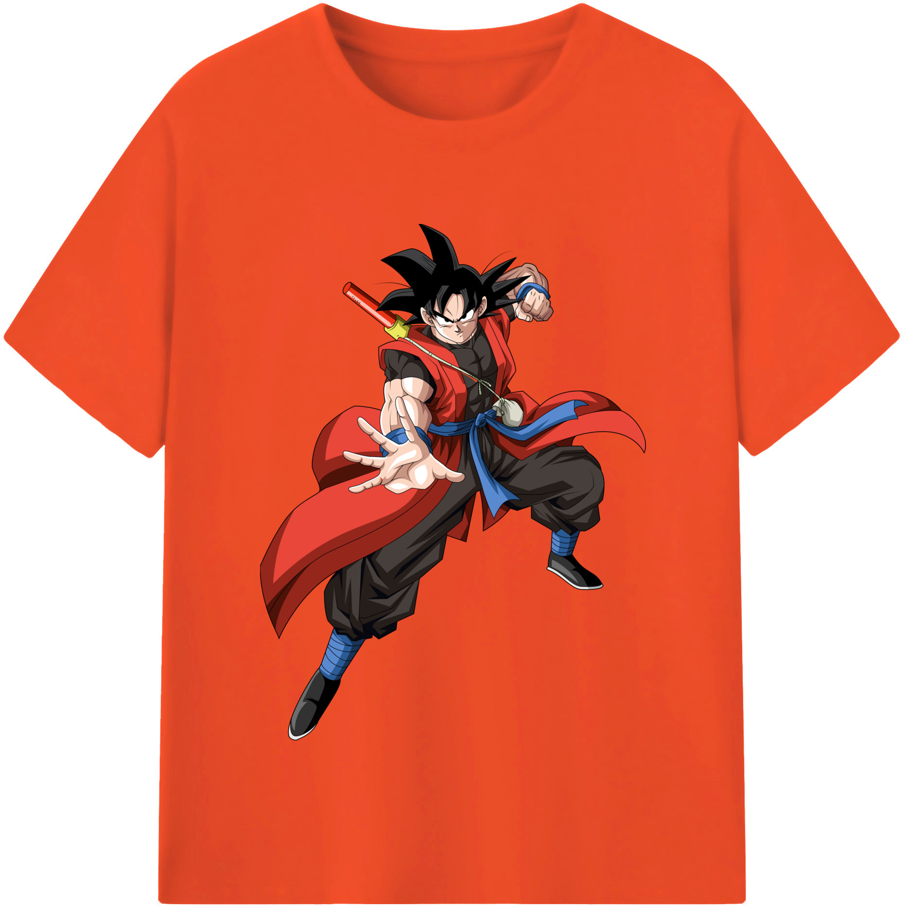 （画像用） ドラゴンボール 孫悟空（そん ごくう）Son Goku カカロット DRAGON BALL Kakarotto 綿100％半袖Tシャツ（フロントプリント）