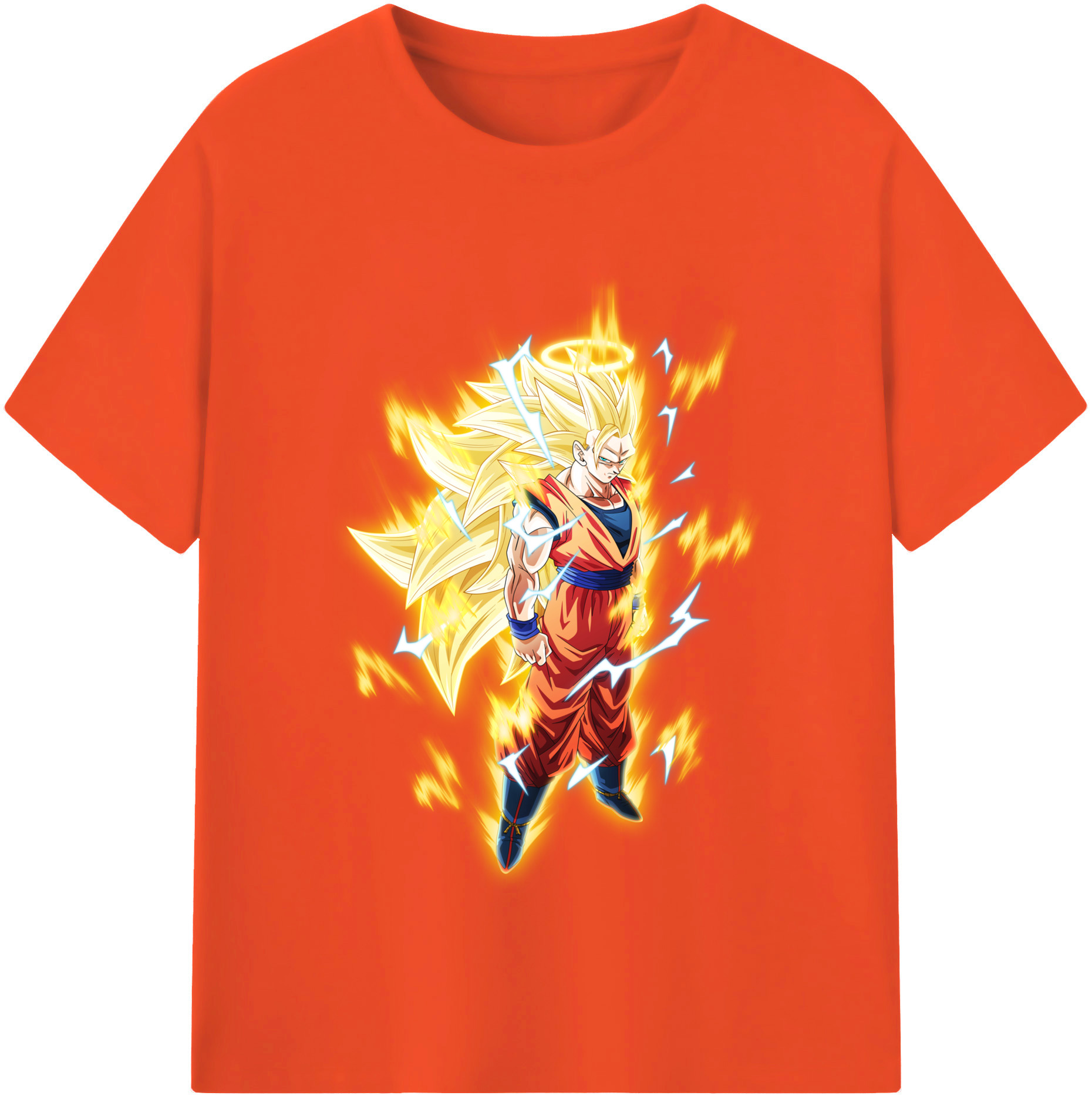（画像用） ドラゴンボール 孫悟空（そん ごくう）Son Goku カカロット DRAGON BALL Kakarotto 綿100％半袖Tシャツ（フロントプリント）