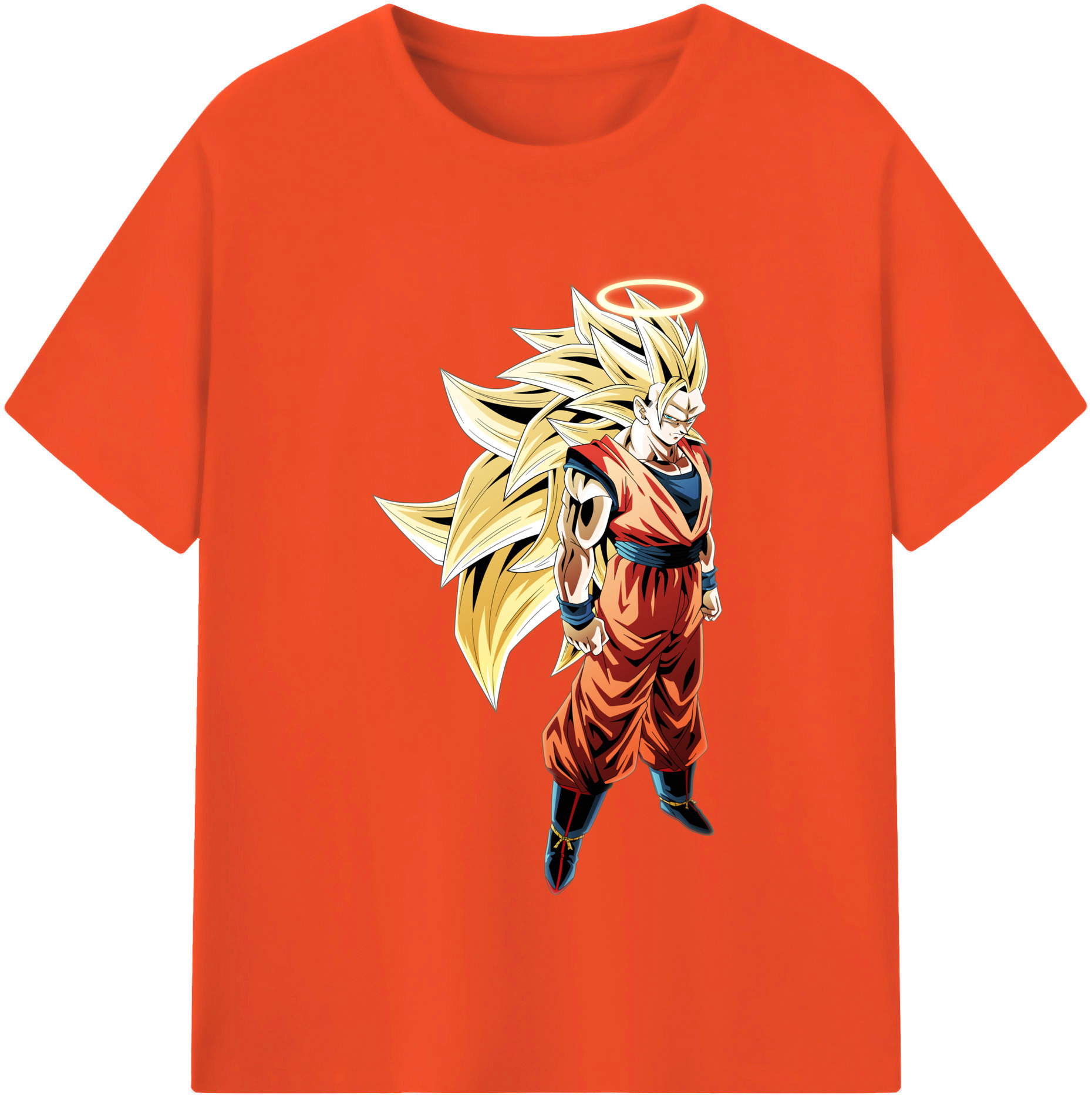 （画像用） ドラゴンボール 孫悟空（そん ごくう）Son Goku カカロット DRAGON BALL Kakarotto 綿100％半袖Tシャツ（フロントプリント）