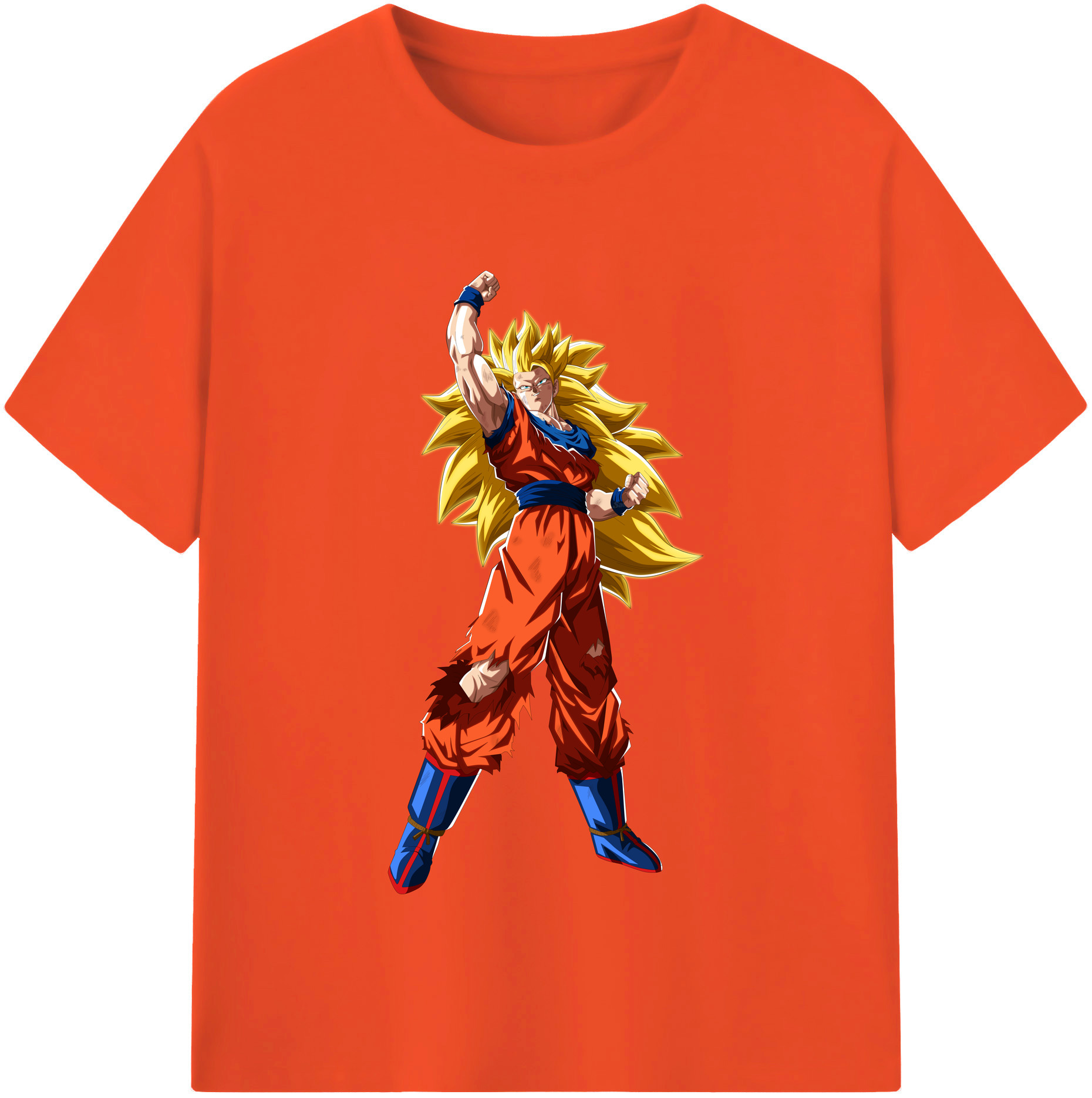 （画像用） ドラゴンボール 孫悟空（そん ごくう）Son Goku カカロット DRAGON BALL Kakarotto 綿100％半袖Tシャツ（フロントプリント）